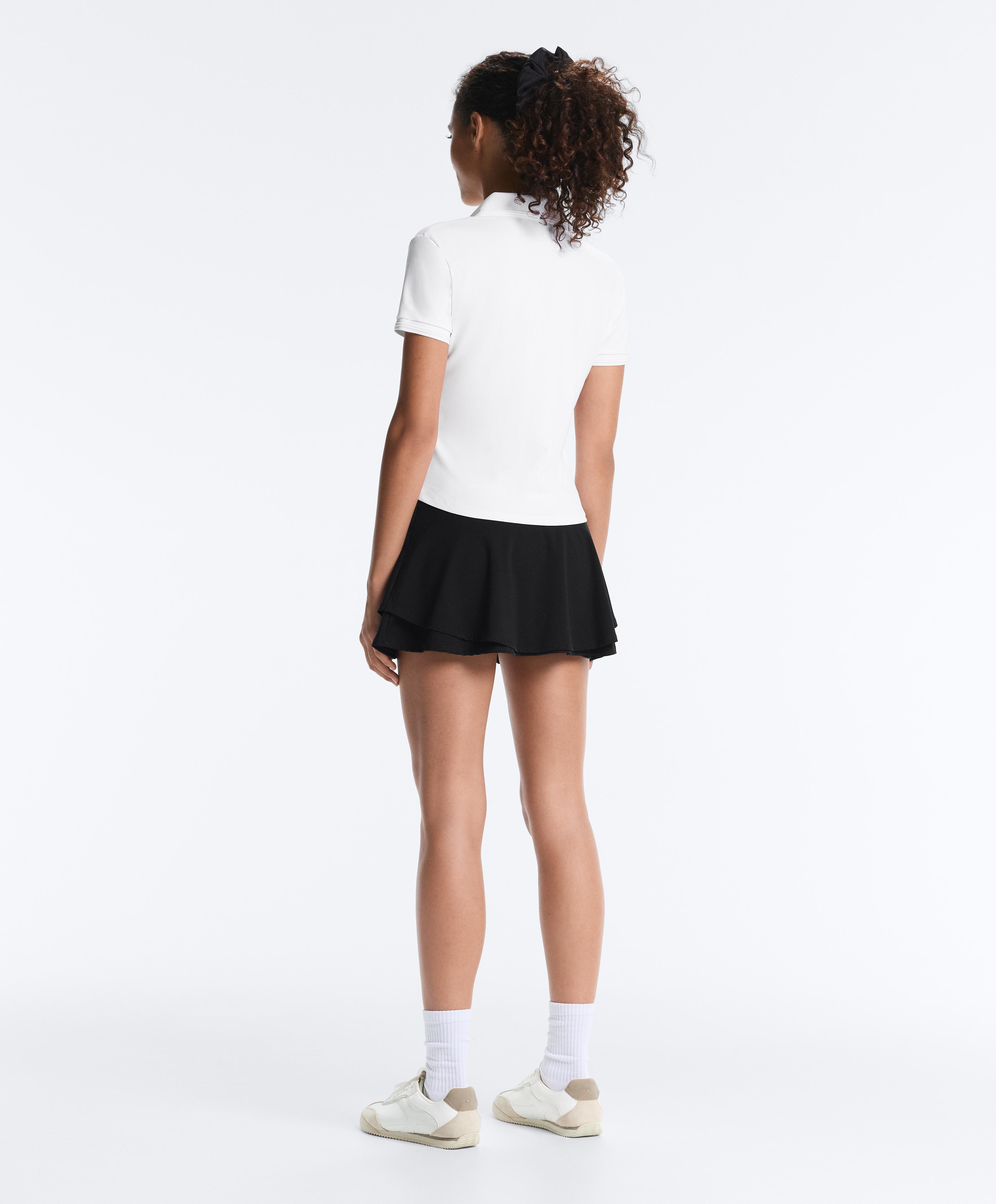 Short-sleeved Comfortlux polo shirt — WHITE