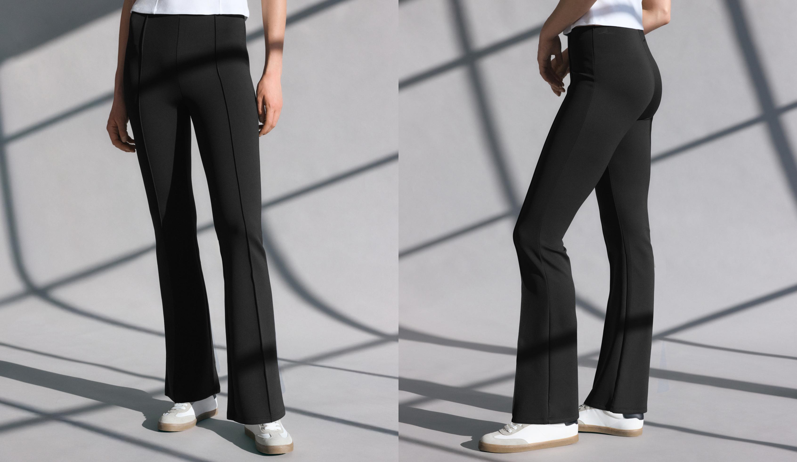 High-strength fabric flare trousers