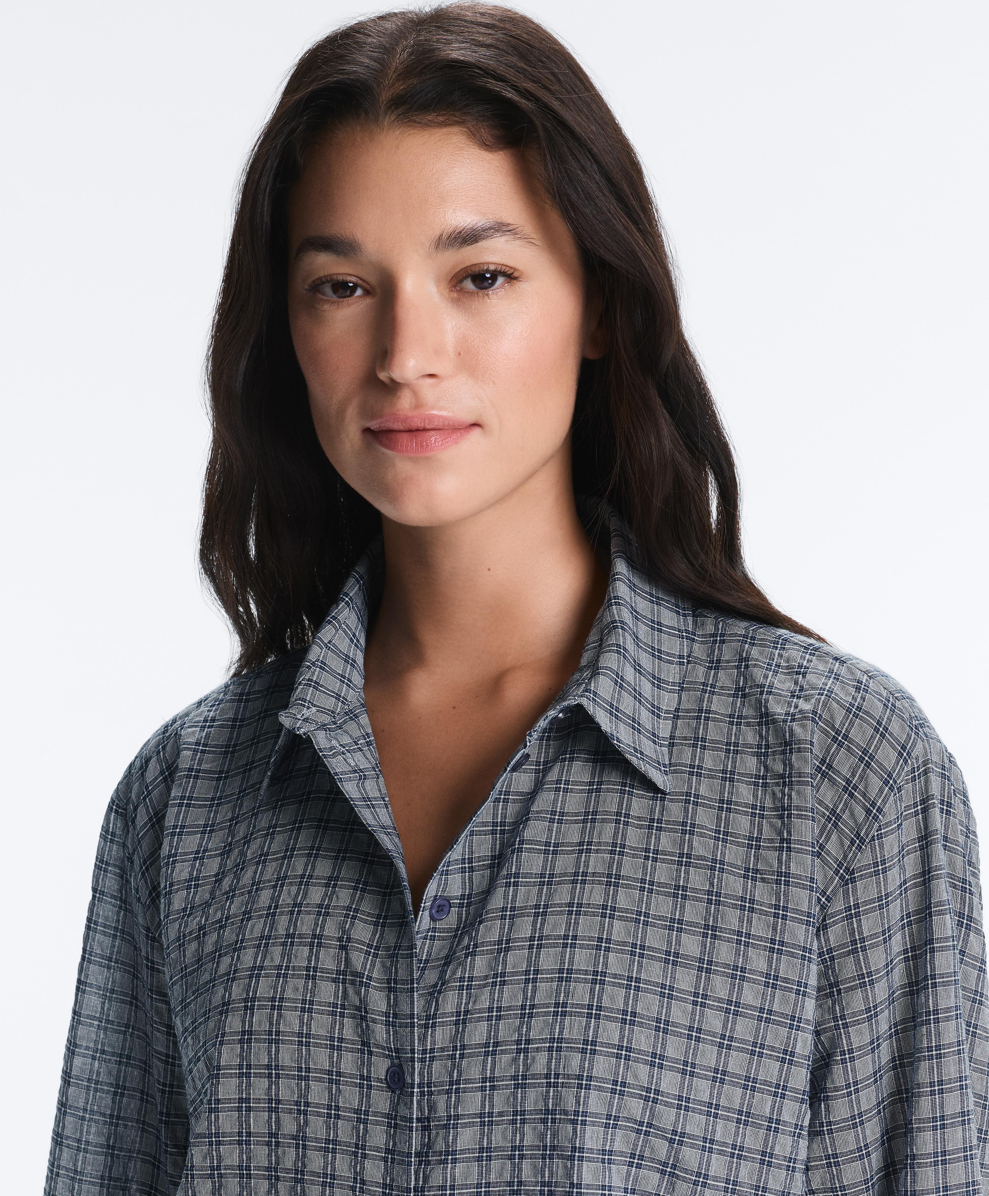 Long sleeve shirt — GREY-BLUE