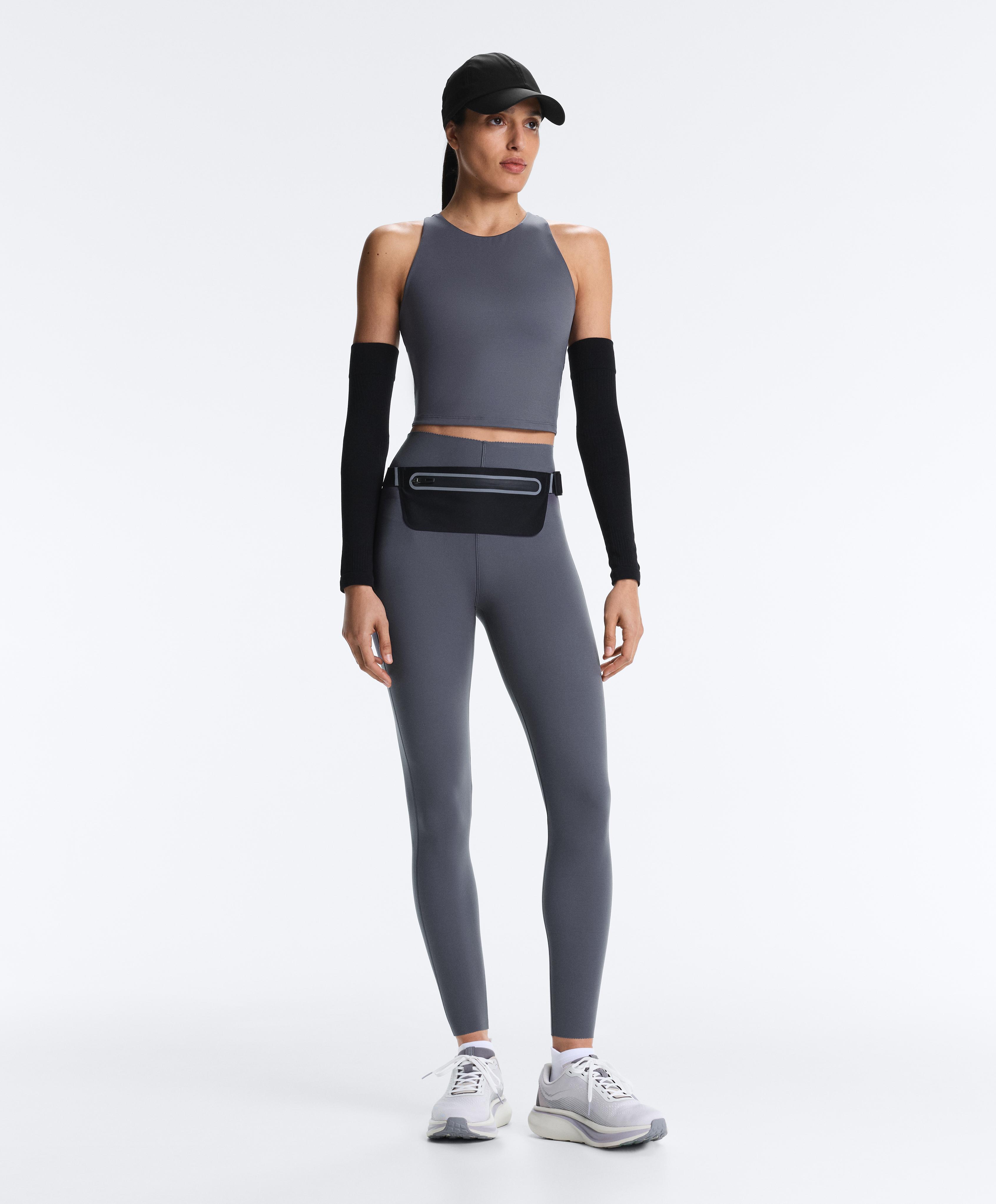 Extra Compressive Halter Tank Top — PETROL