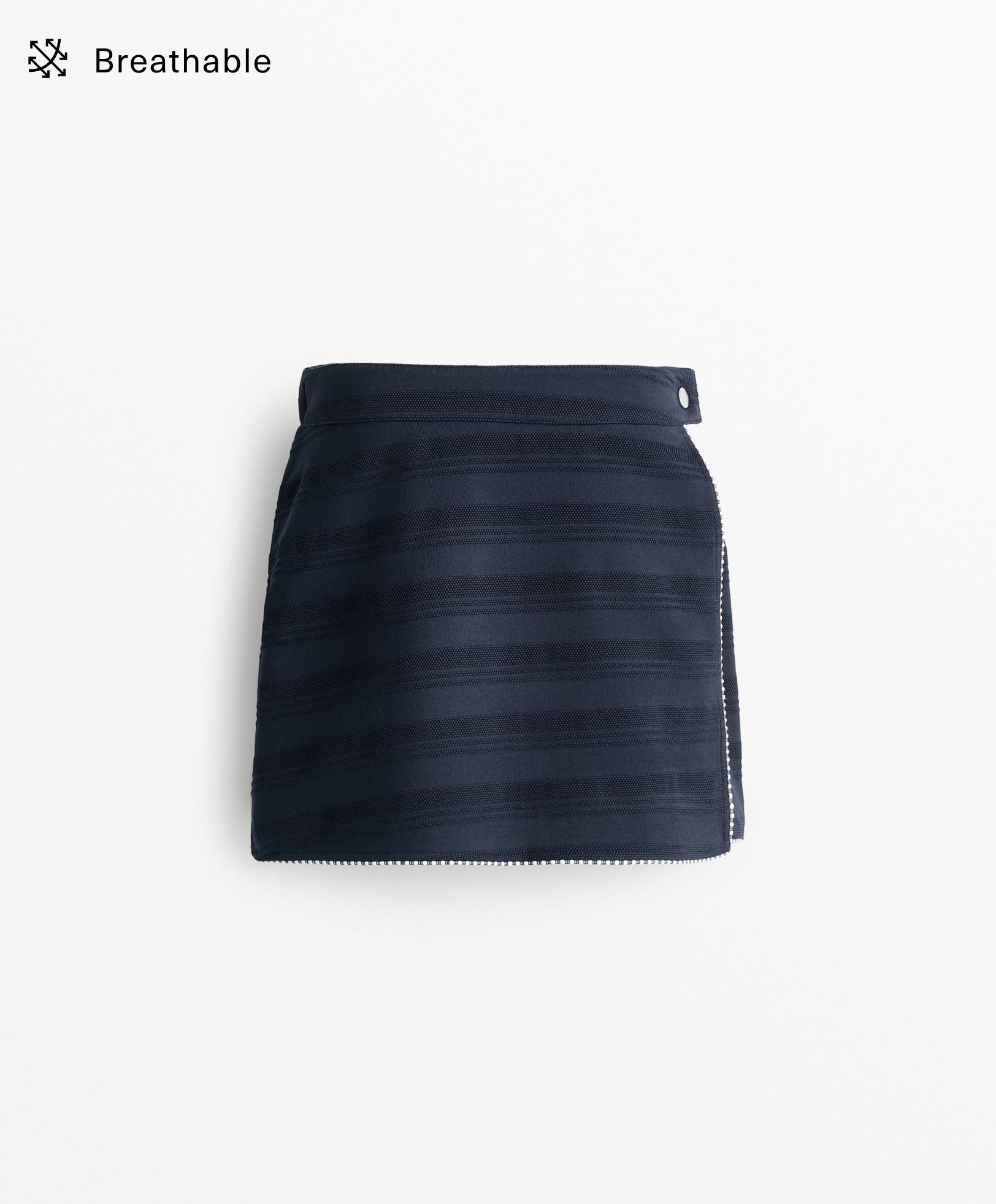100% cotton jacquard piqué skort 100% cotton jacquard piqué skort