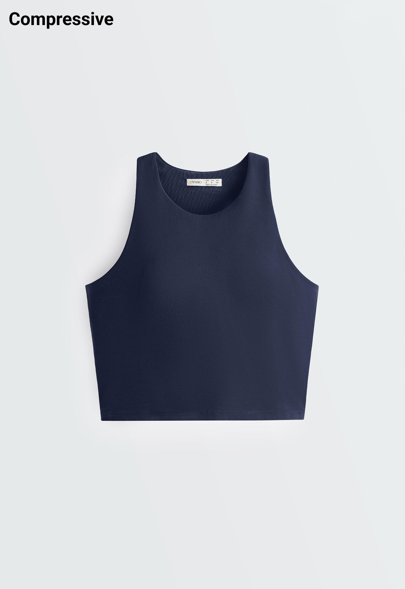 Compressive halter tank top Compressive halter tank top