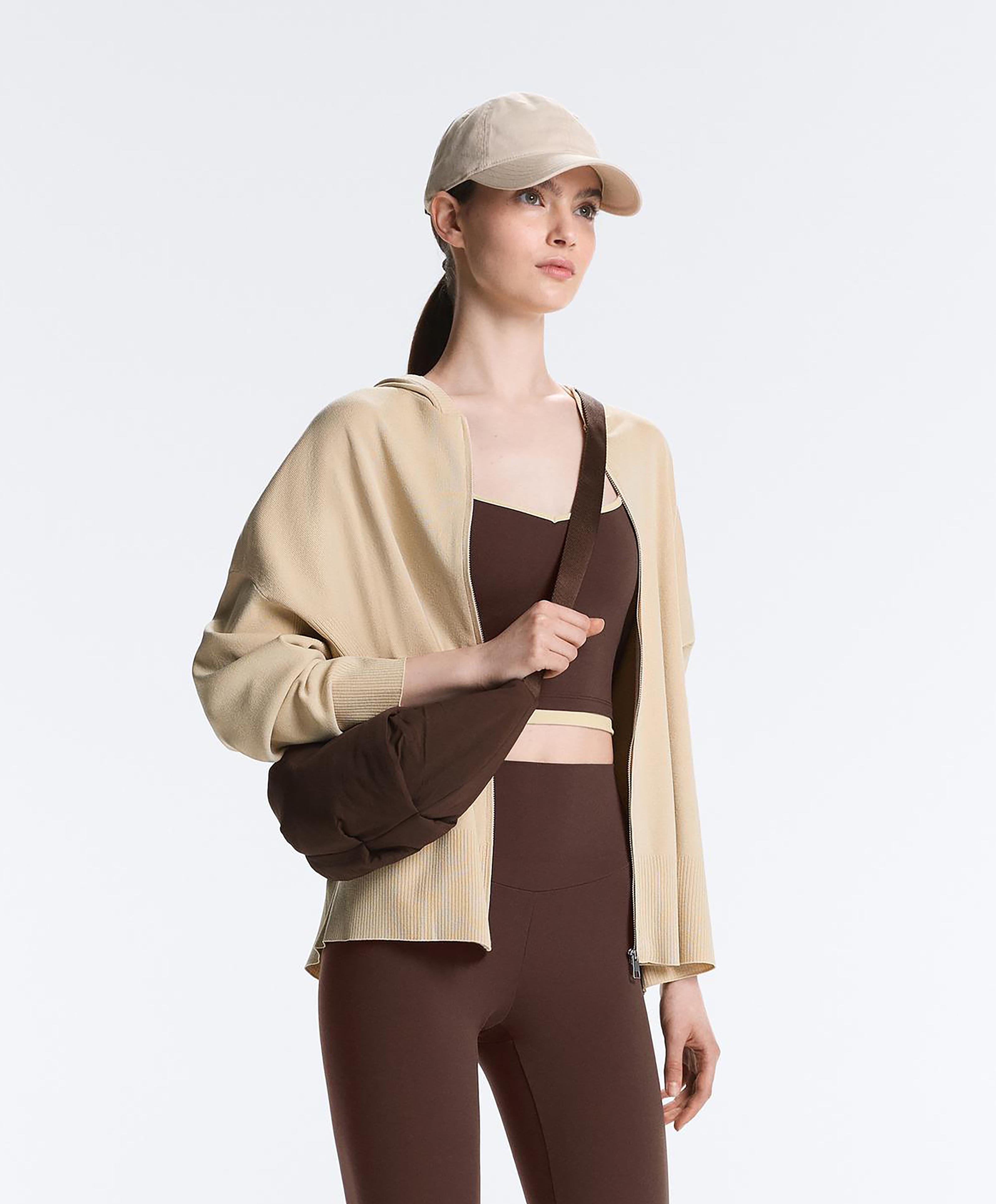 Quilted crossbody bag — BROWN