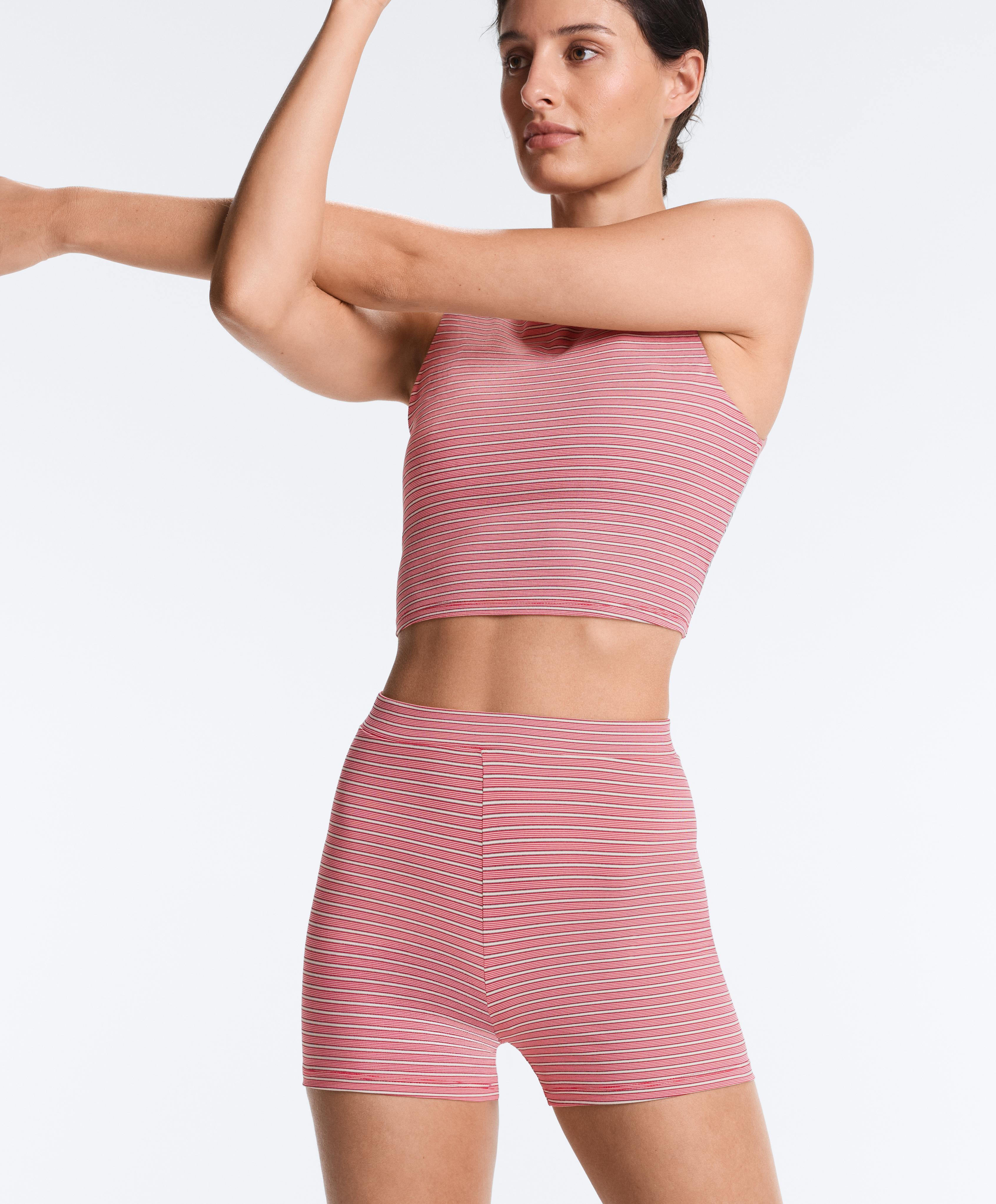 Comfortlux Hotpants, 5 cm, High Rise, Streifen Comfortlux Hotpants, 5 cm, High Rise, Streifen