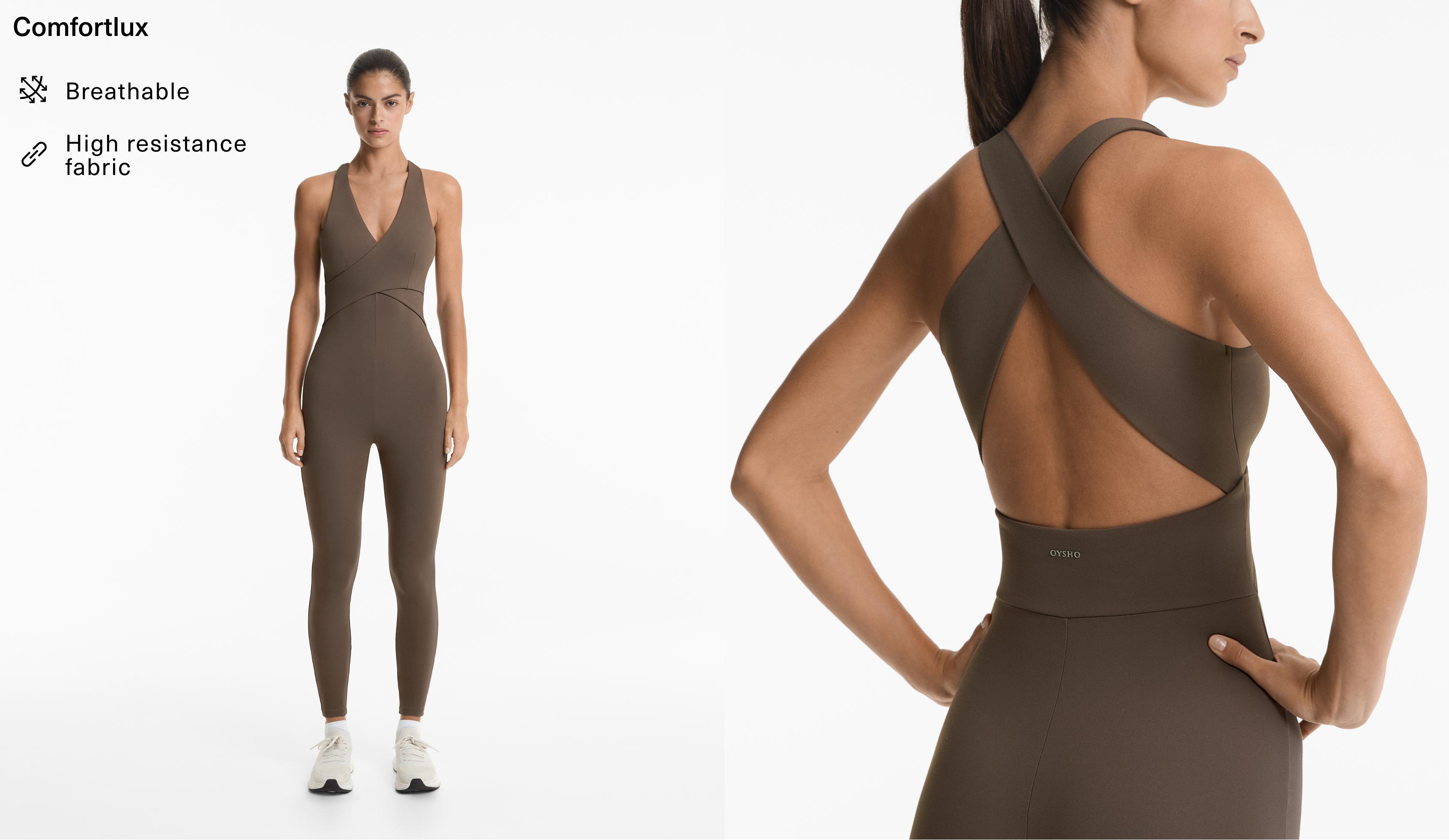 Comfortlux long crossover jumpsuit