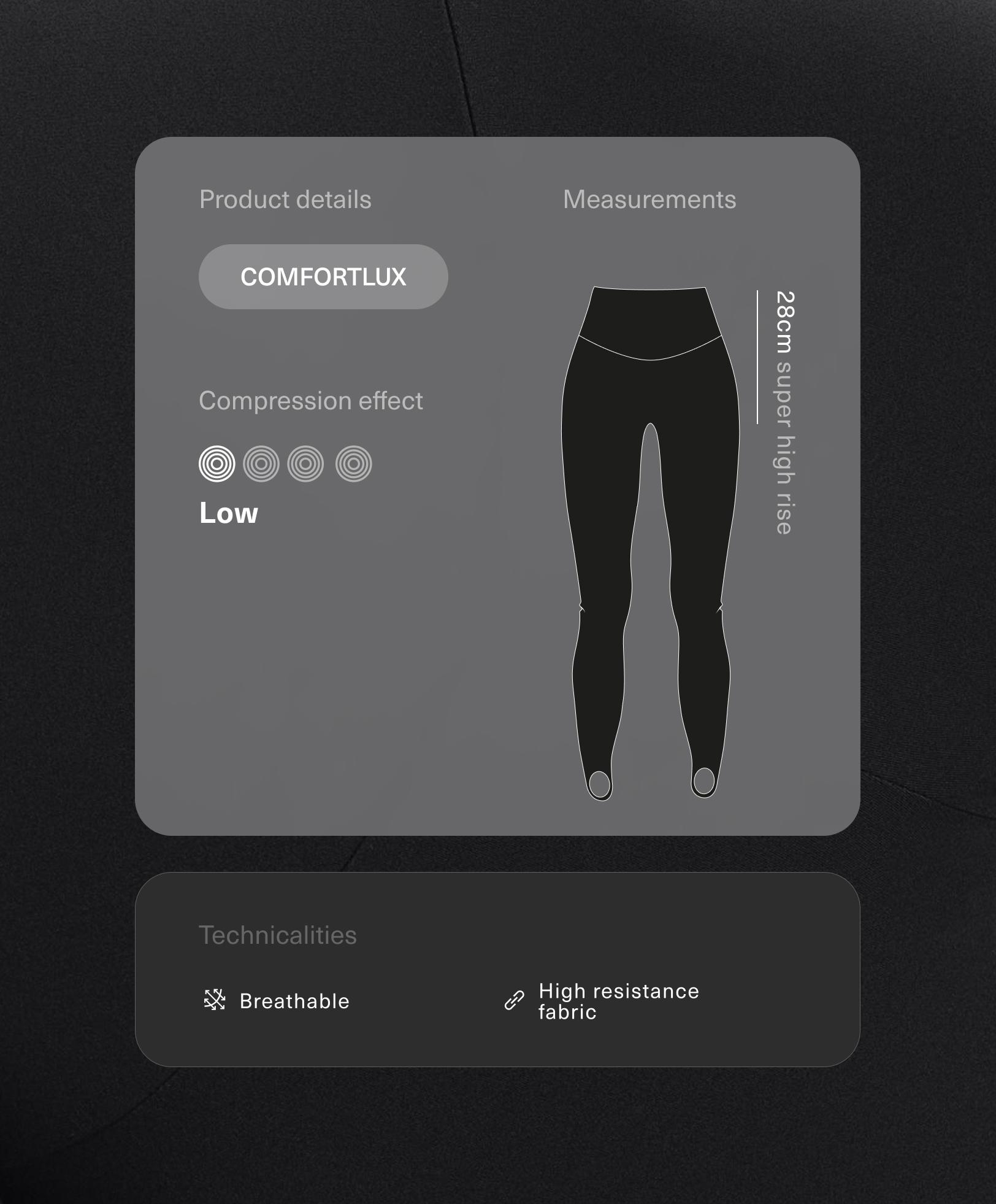 لغينغ للكاحل بسرج عالٍ جدًا Comfortlux بسيرين لغينغ للكاحل بسرج عالٍ جدًا Comfortlux بسيرين