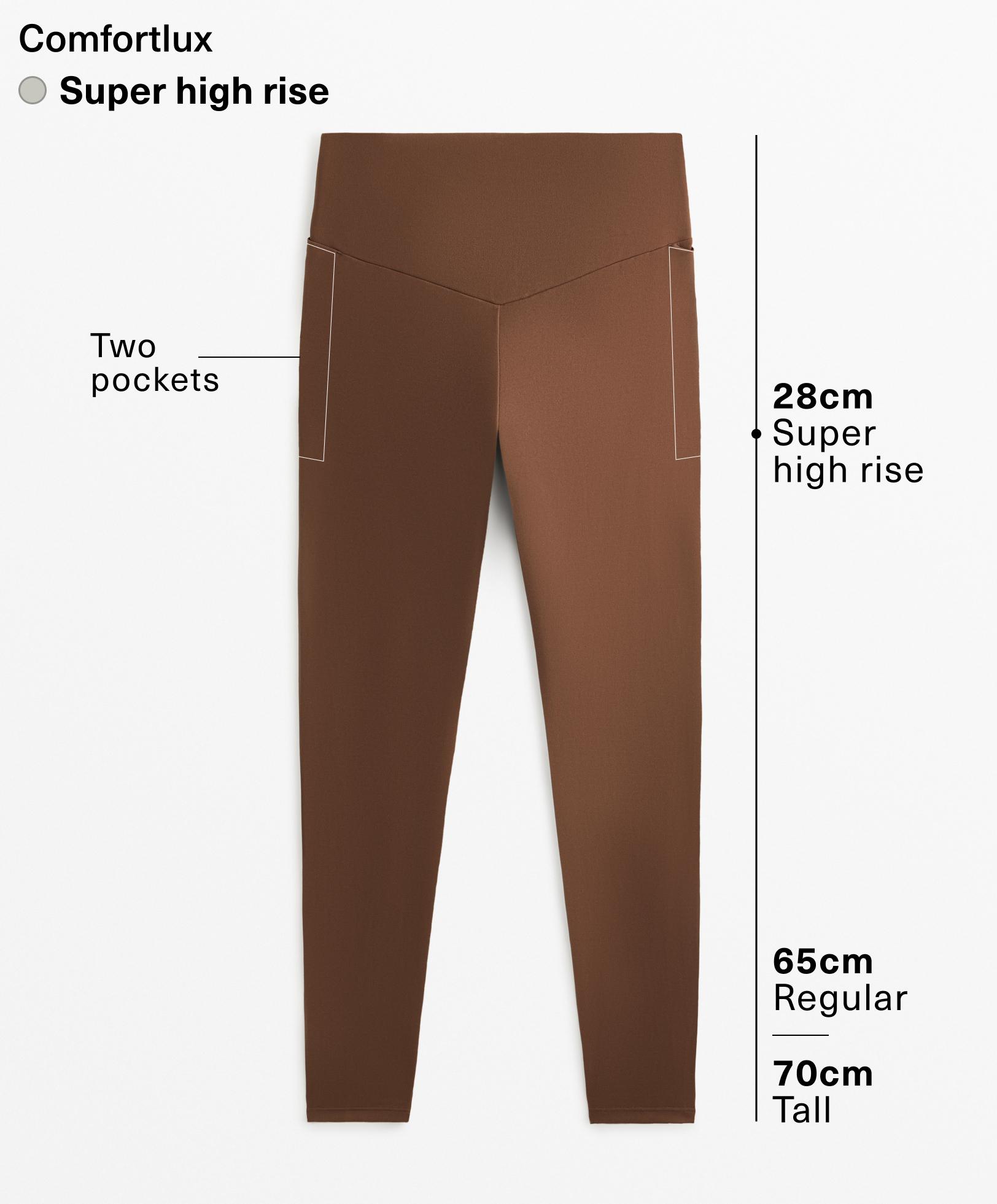 Comfortlux super high rise 65cm ankle-length leggings with pockets Comfortlux super high rise 65cm ankle-length leggings with pockets