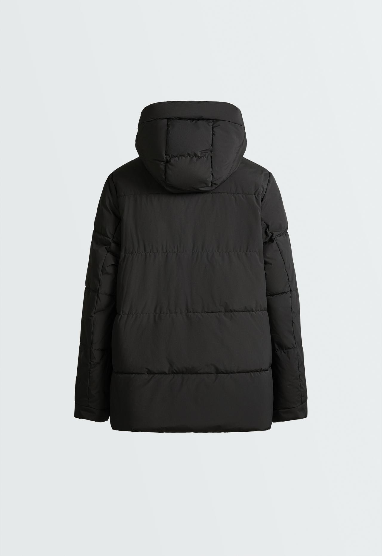 Water-repellent primaloft® padded jacket — BLACK