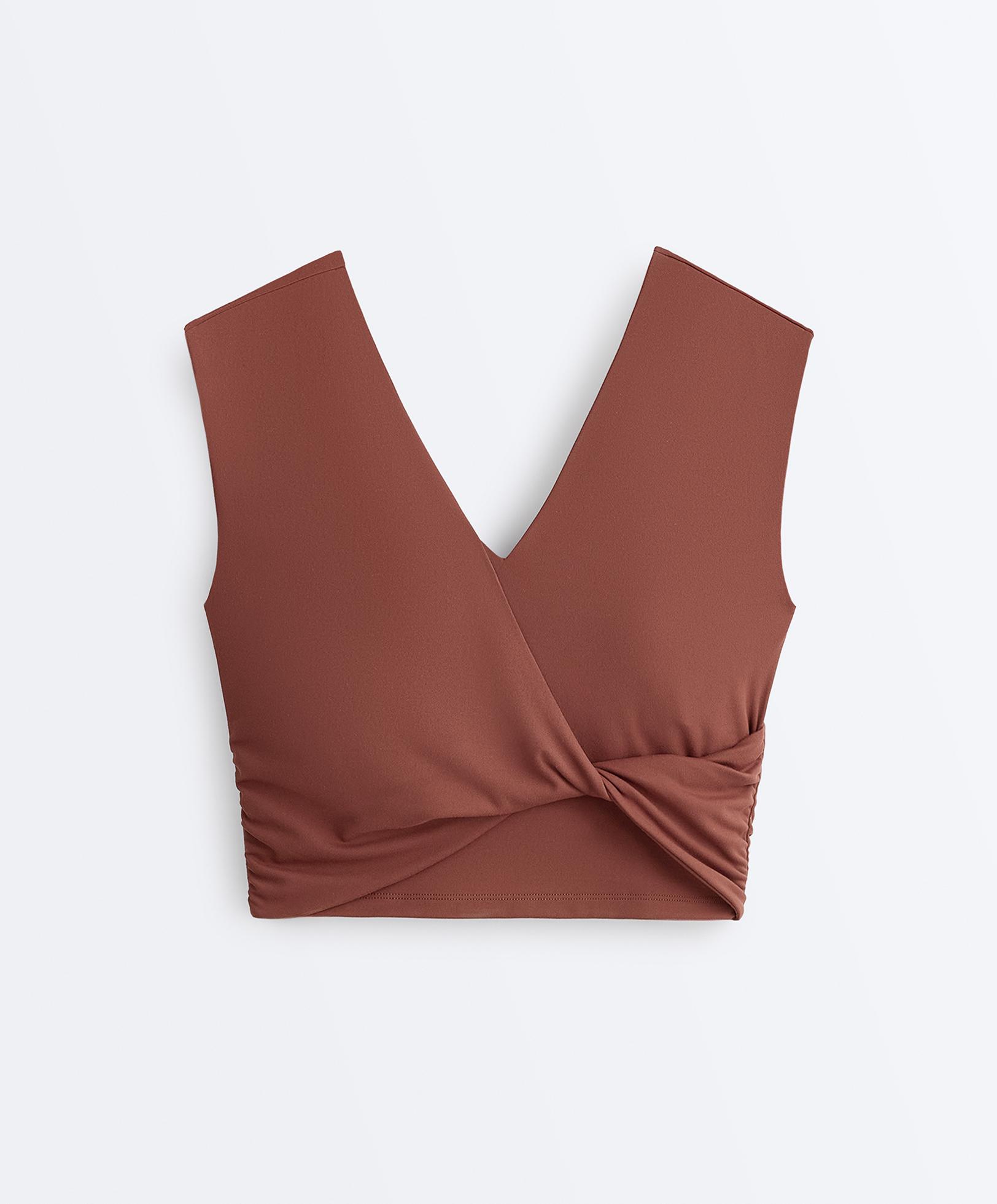 Crossover Comfortlux tank top — MAHOGANY