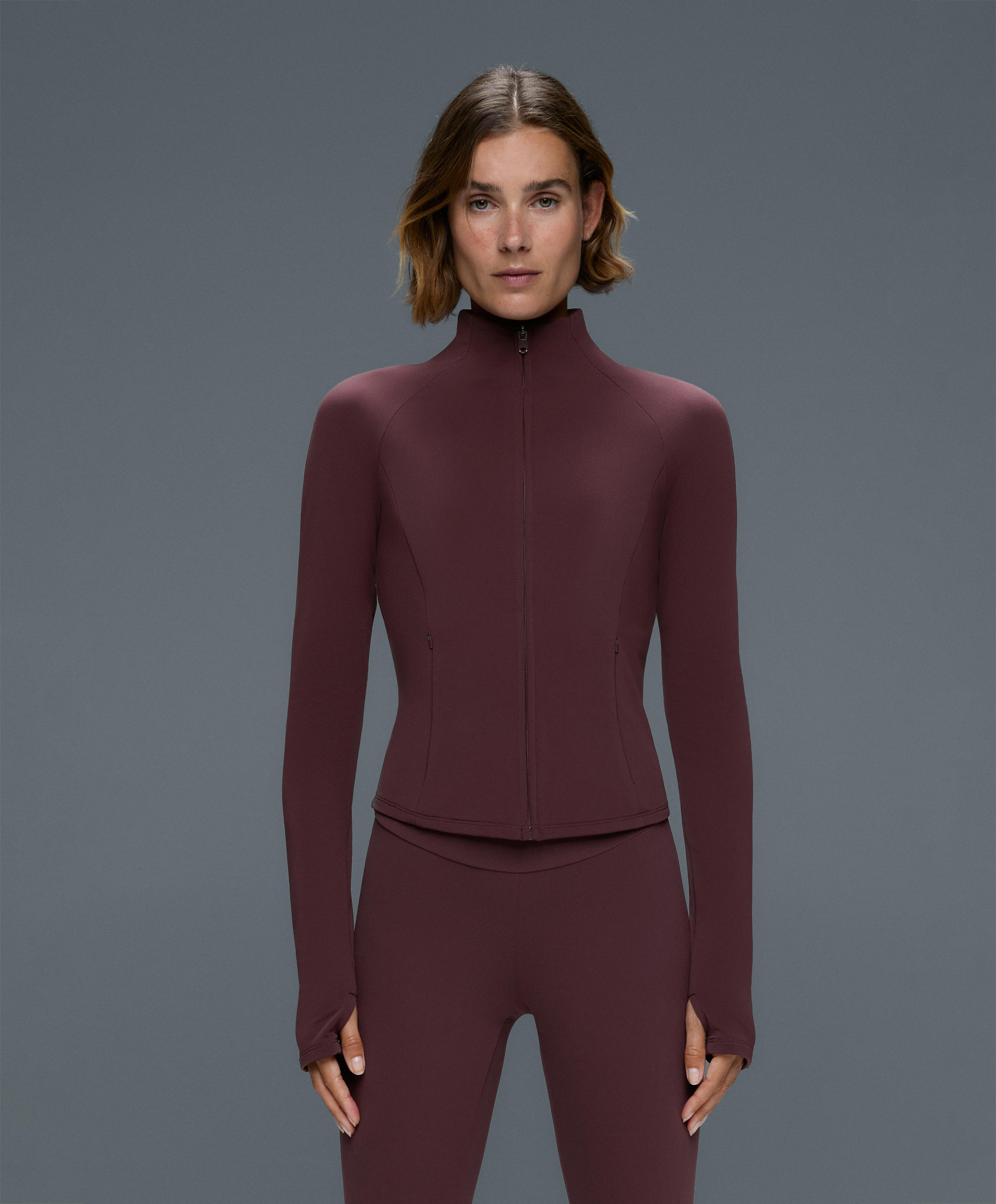 Light warm technical jacket — PLUM