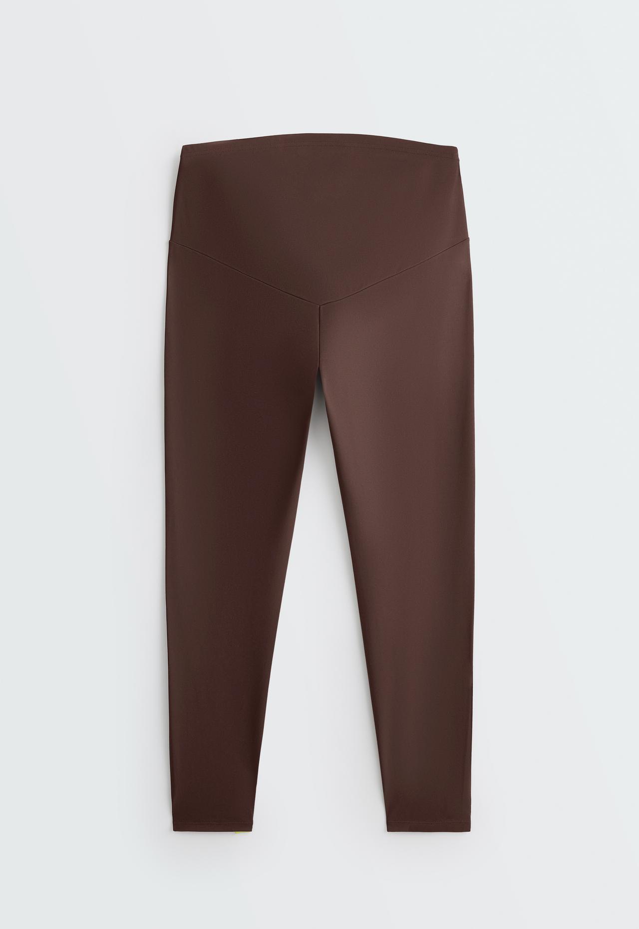 Comfortlux maternity leggings — BROWN
