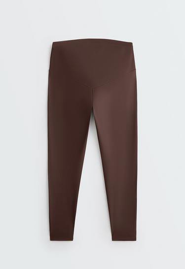 Comfortlux maternity leggings — BROWN 7