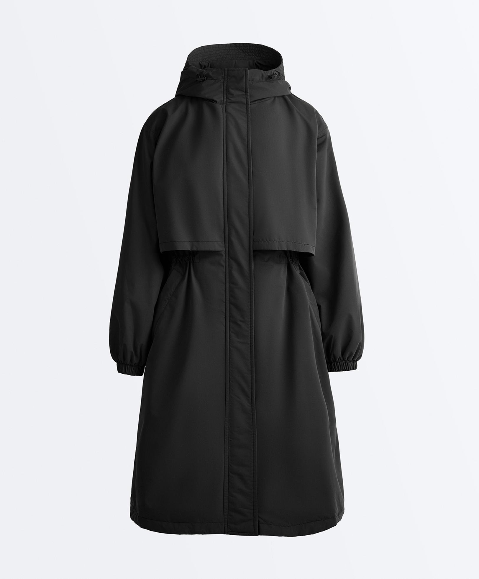 FELLEX® AEROGEL 10K waterproof long padded jacket — BLACK