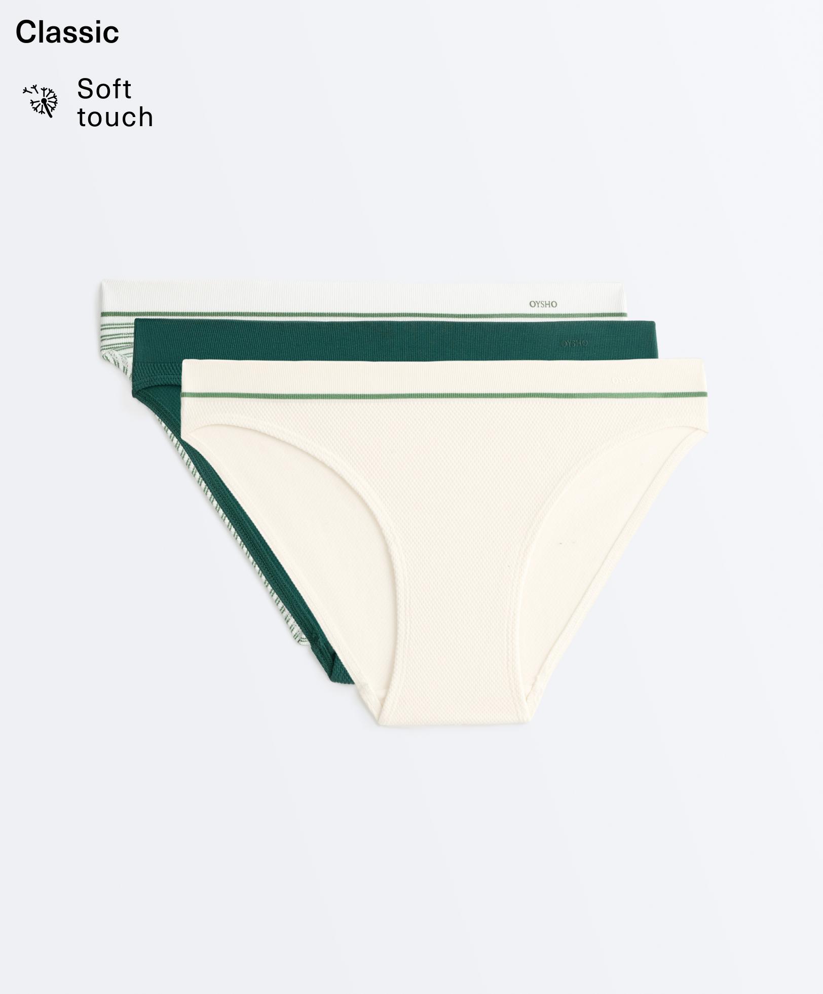 3 polyamide blend pique classic briefs