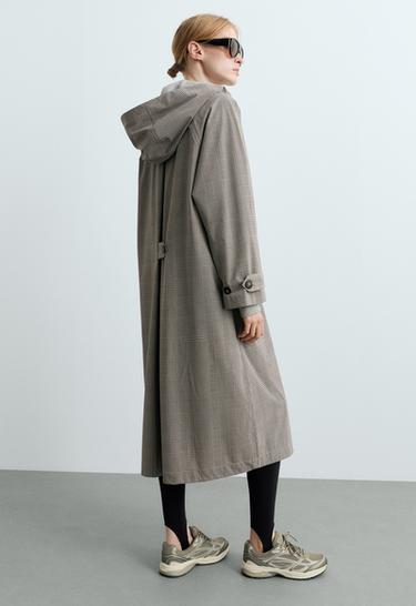 Check extra lightweight 10k waterproof long jacket — CAMEL 6