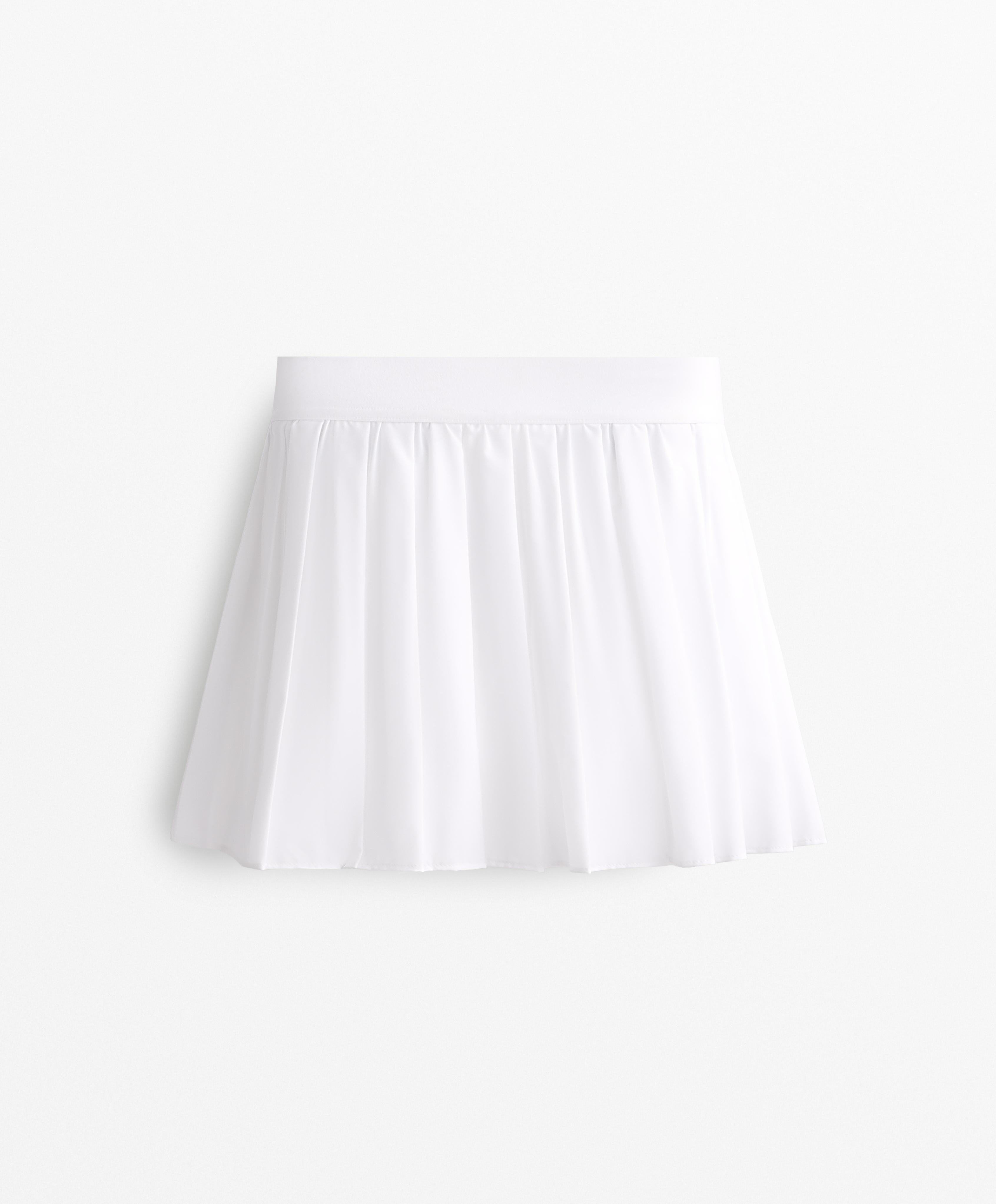 Pleated compressive skirt Pleated compressive skirt