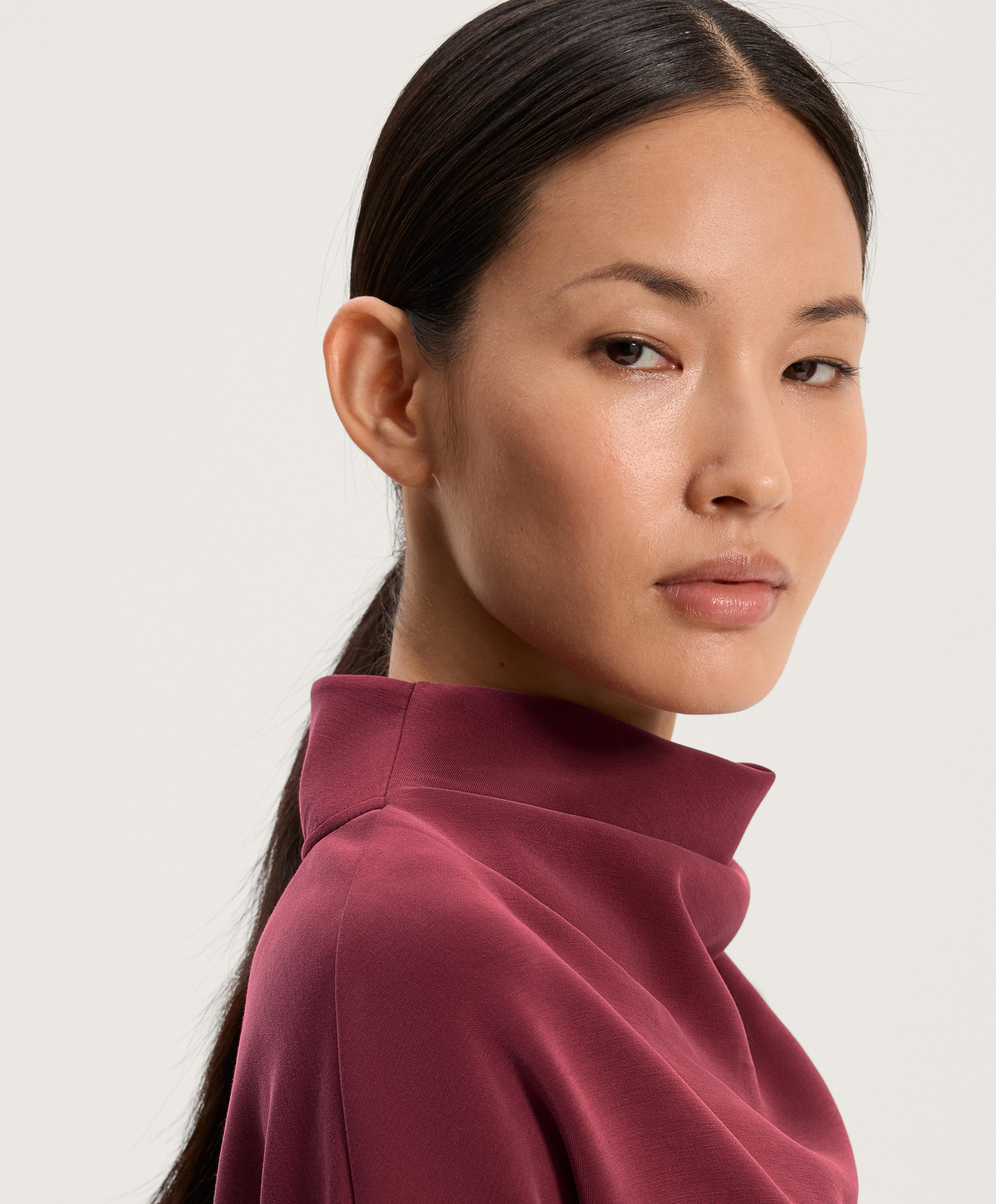 Mikina s rolákem z modalu hebká na dotek - Slevy Mikina s rolákem z modalu hebká na dotek - Slevy