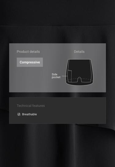 High-rise Compressive frill short skirt — BLACK 2