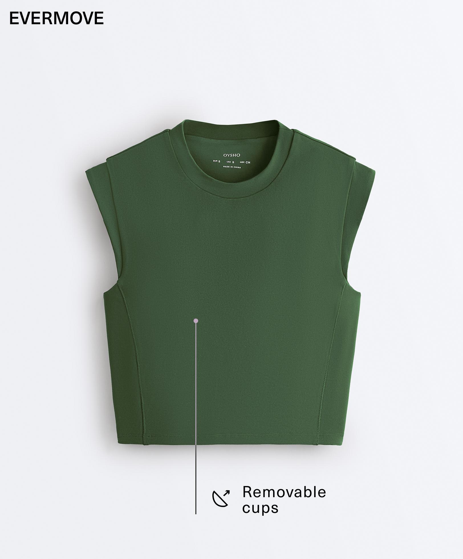 Evermove sleeveless Tank top — GREEN