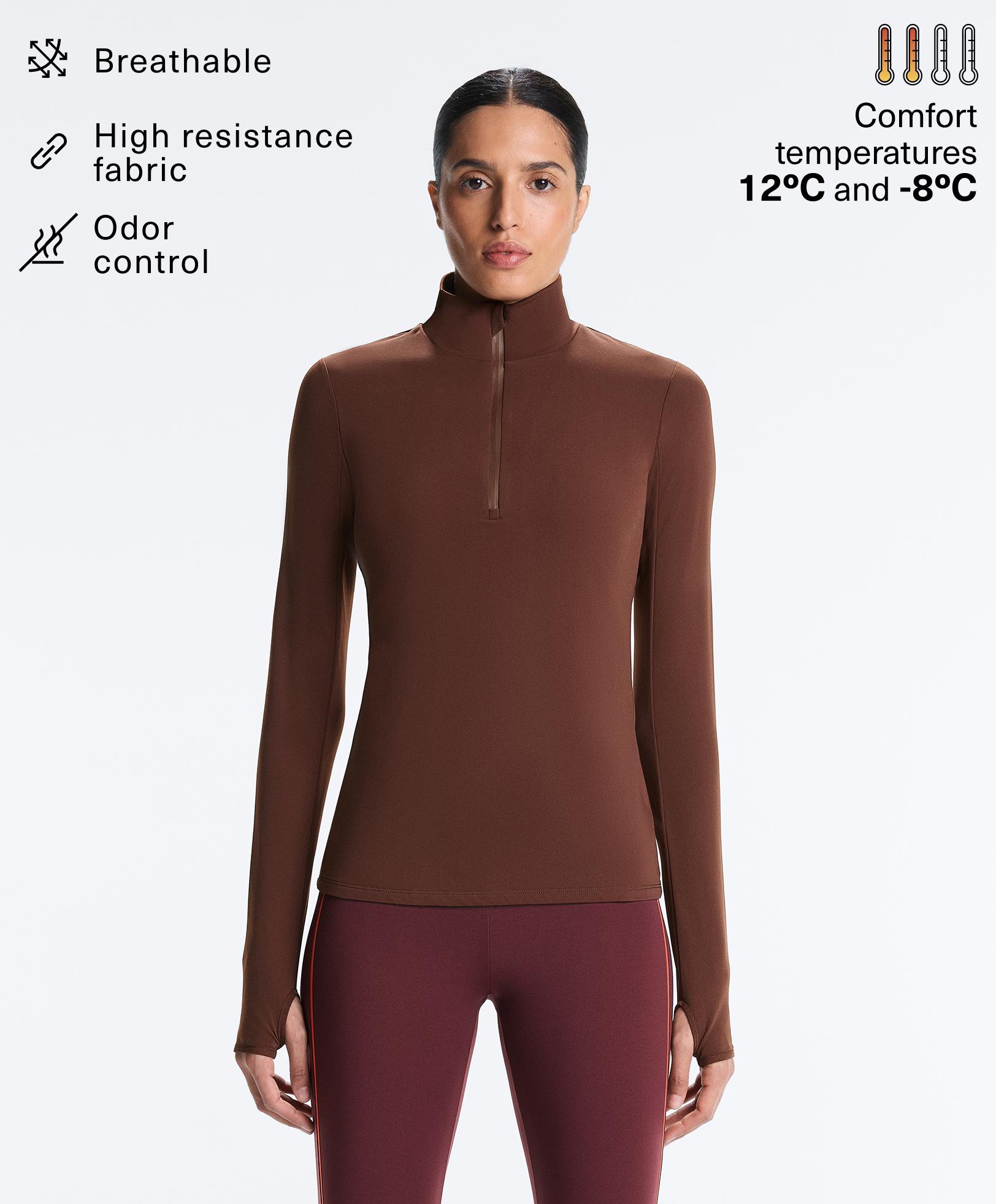 Thermal base layer half-zip top - Sale