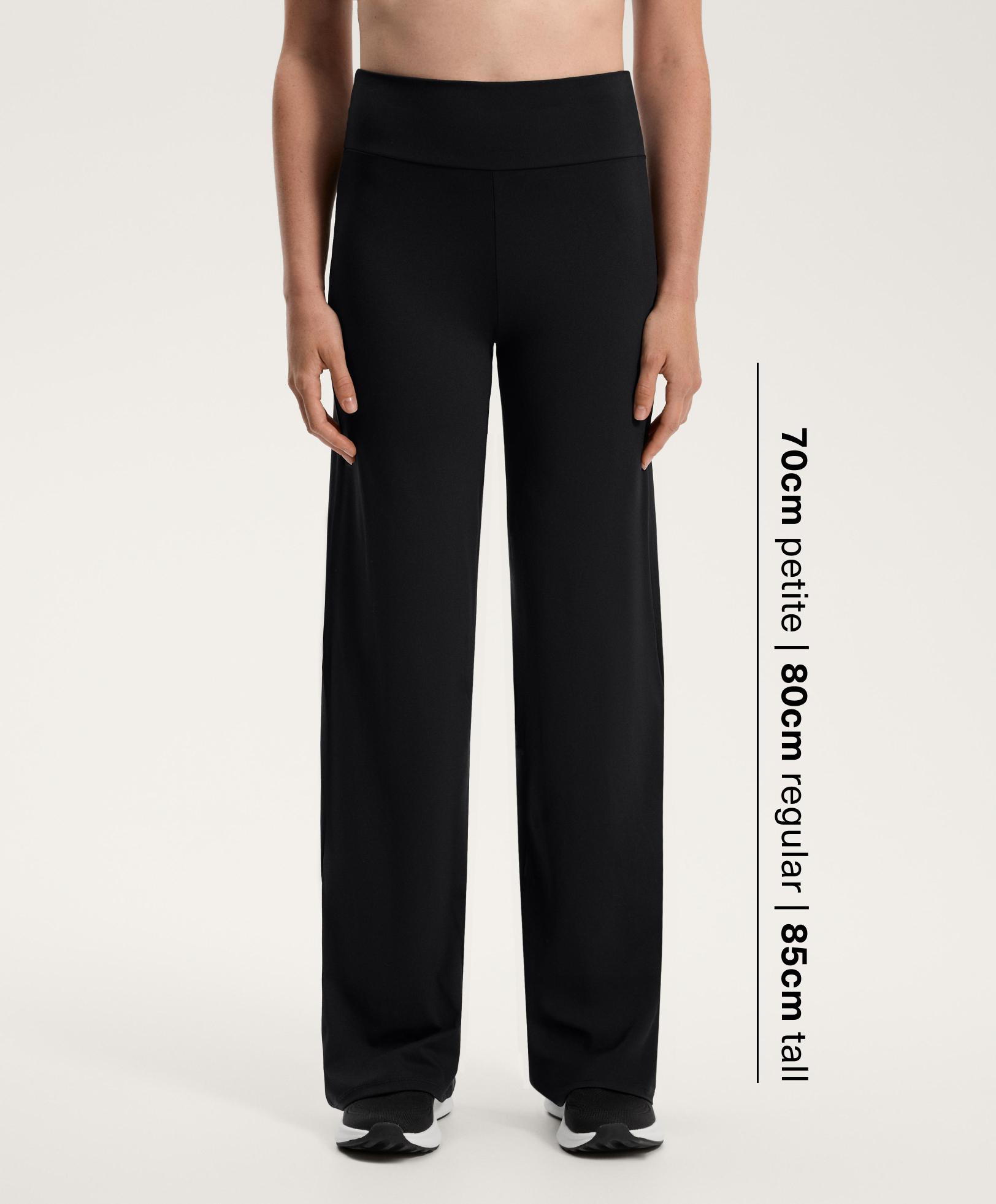 Pantaloni dritti comfortlux a vita alta Pantaloni dritti comfortlux a vita alta