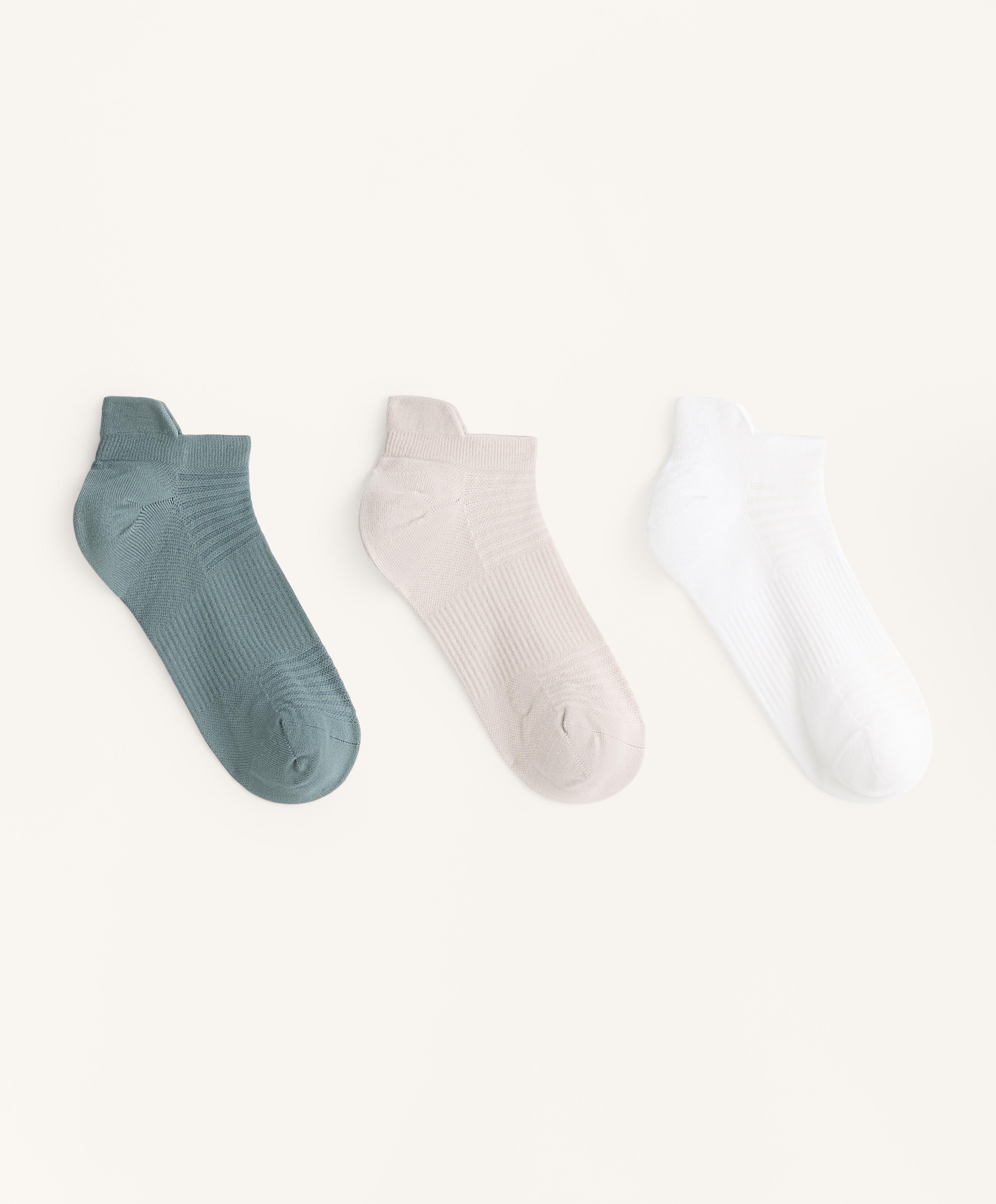 3 paires de chaussettes sneaker à languette en mélange de polyamide