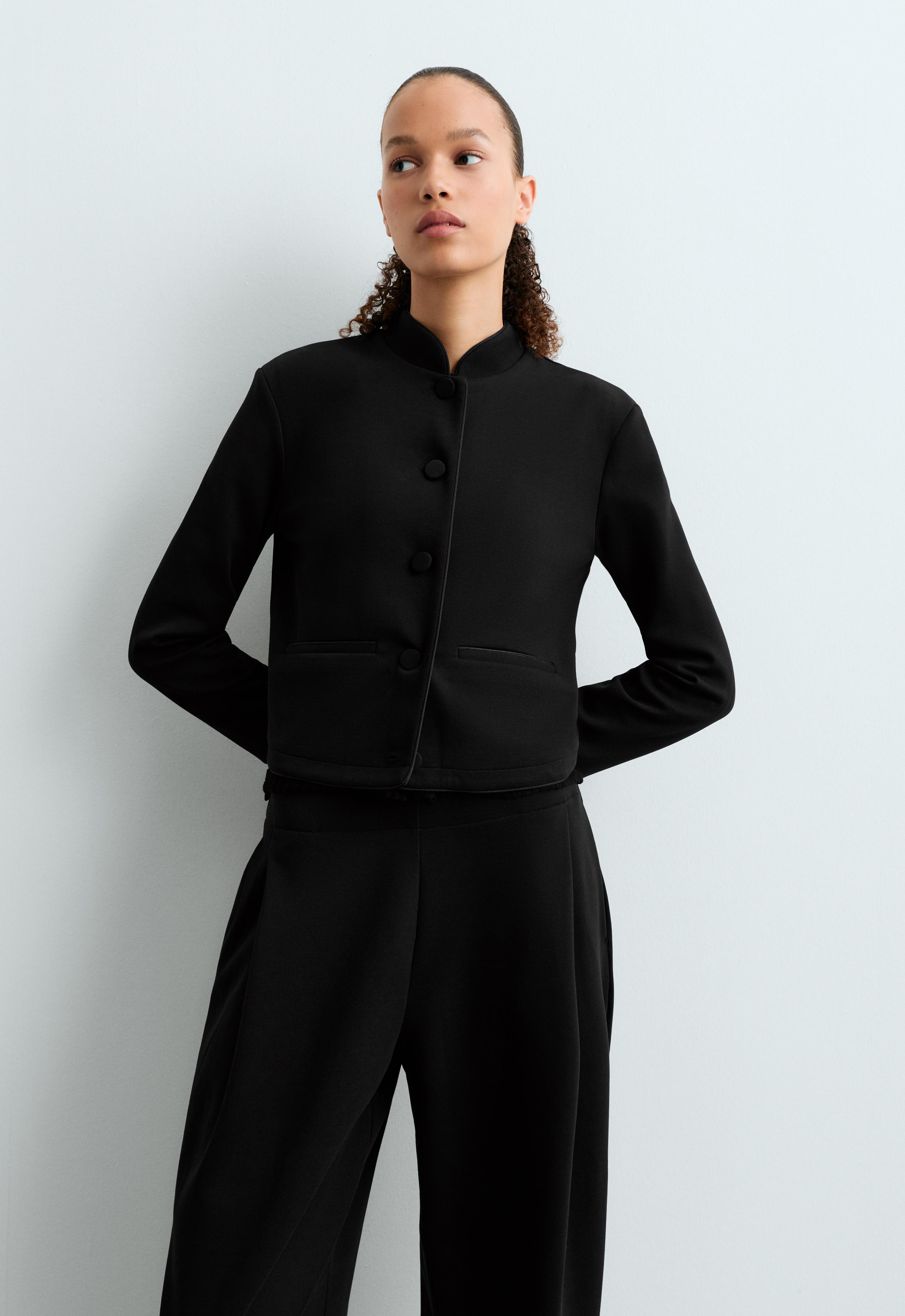 Shawl collar cotton jacket Shawl collar cotton jacket