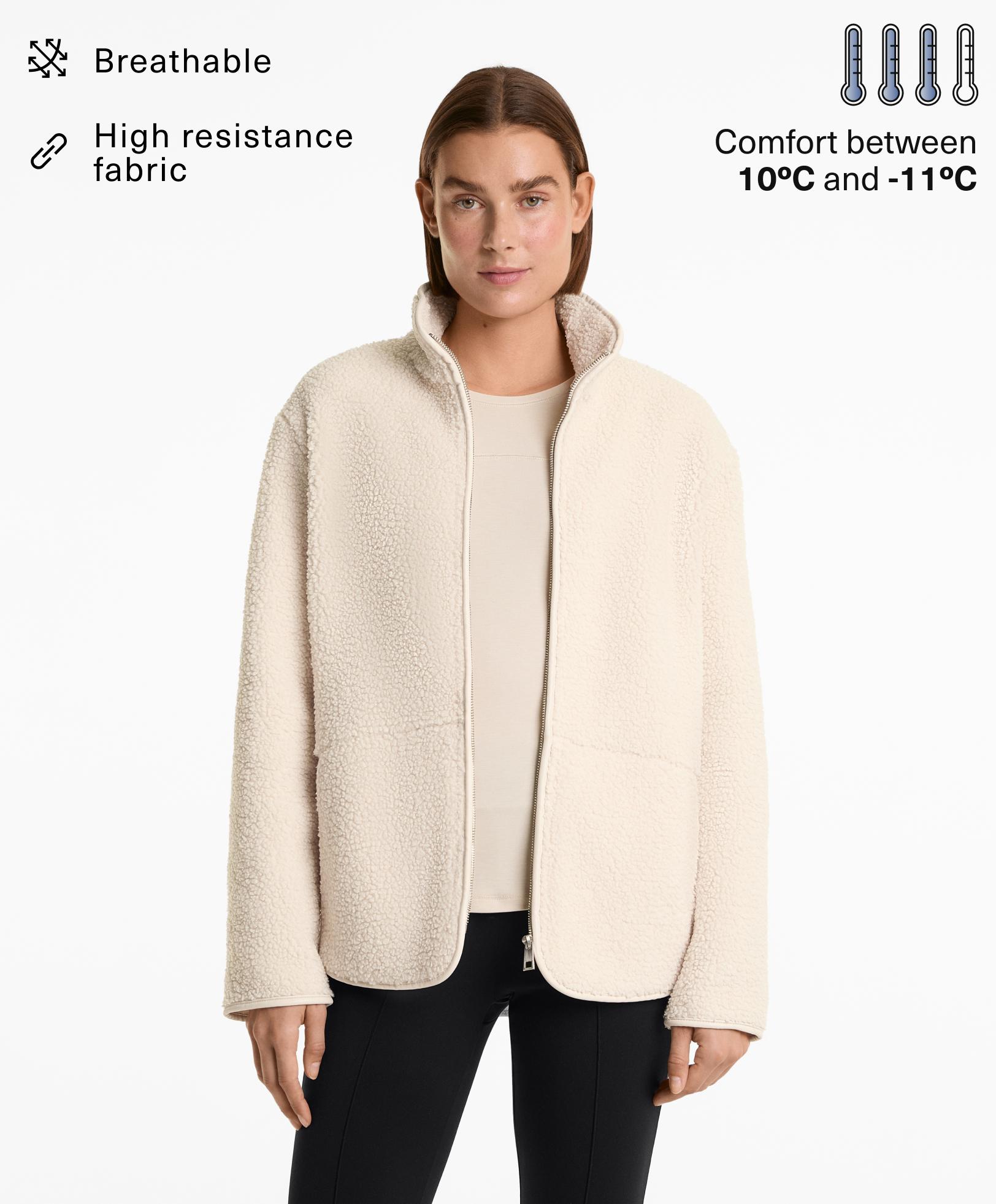 Faux-shearling jacket