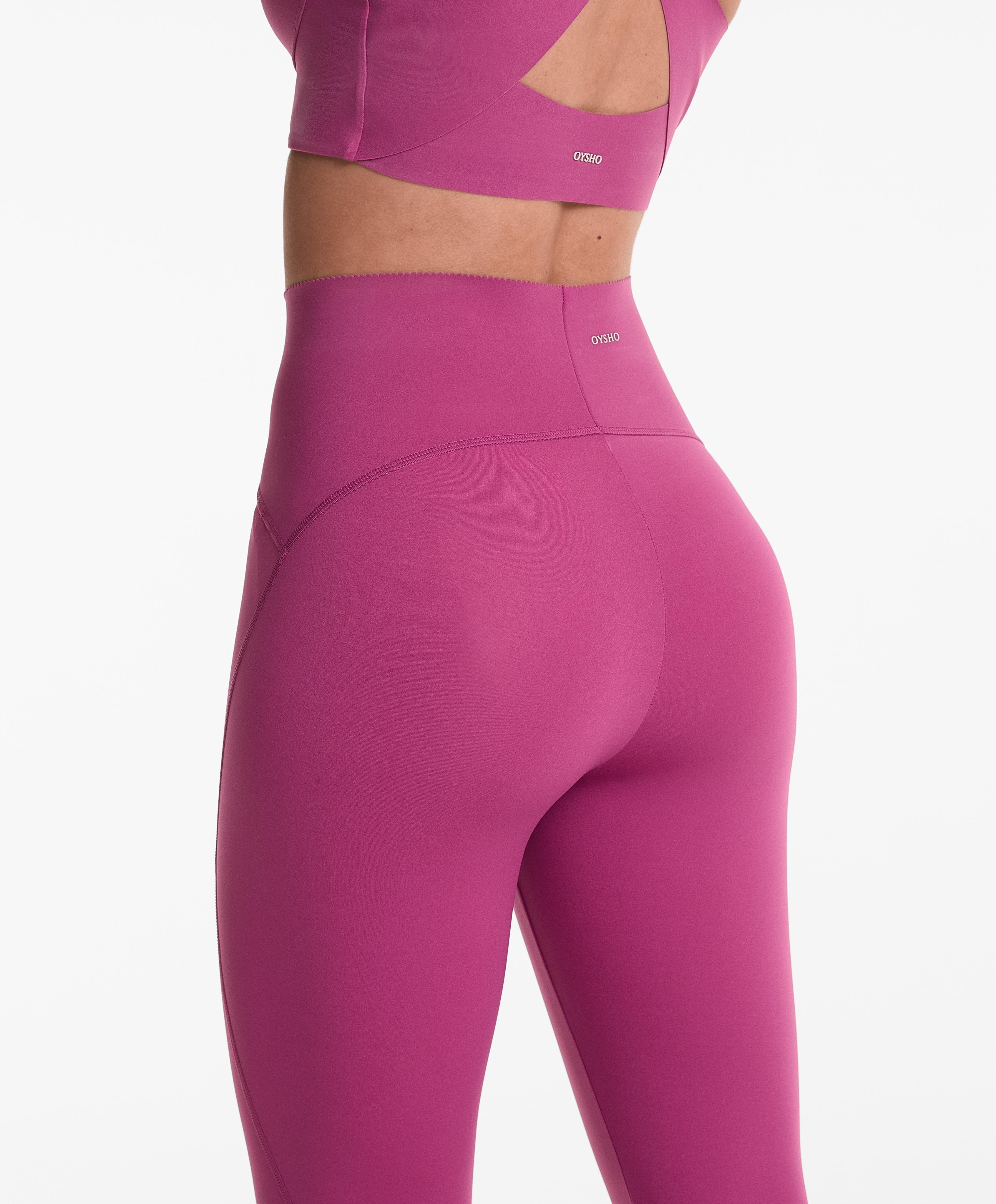 Compressive high rise ankle-length basic leggings Compressive high rise ankle-length basic leggings