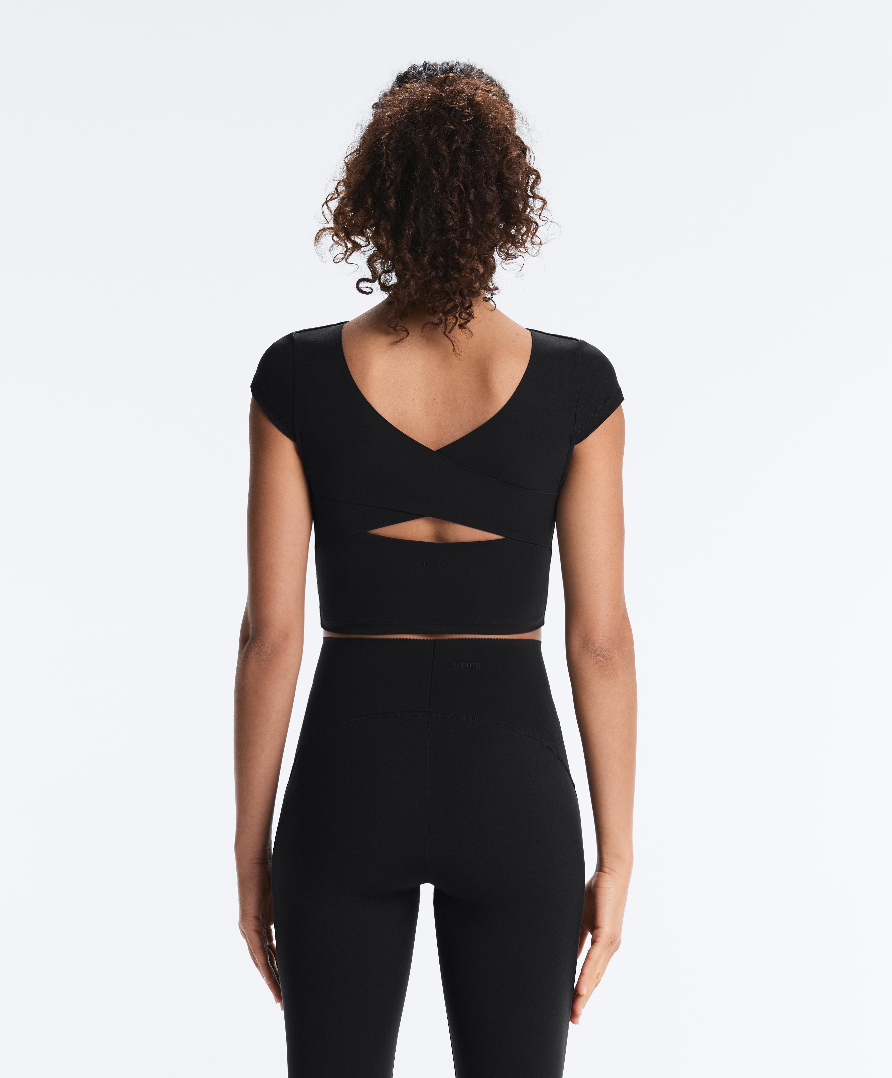 Seamed Compressive tank top — BLACK