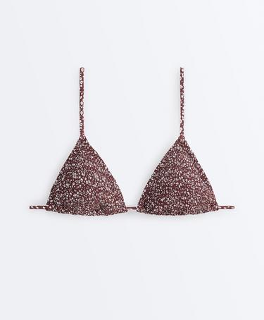 Smock triangle bikini — CHOCOLATE 9