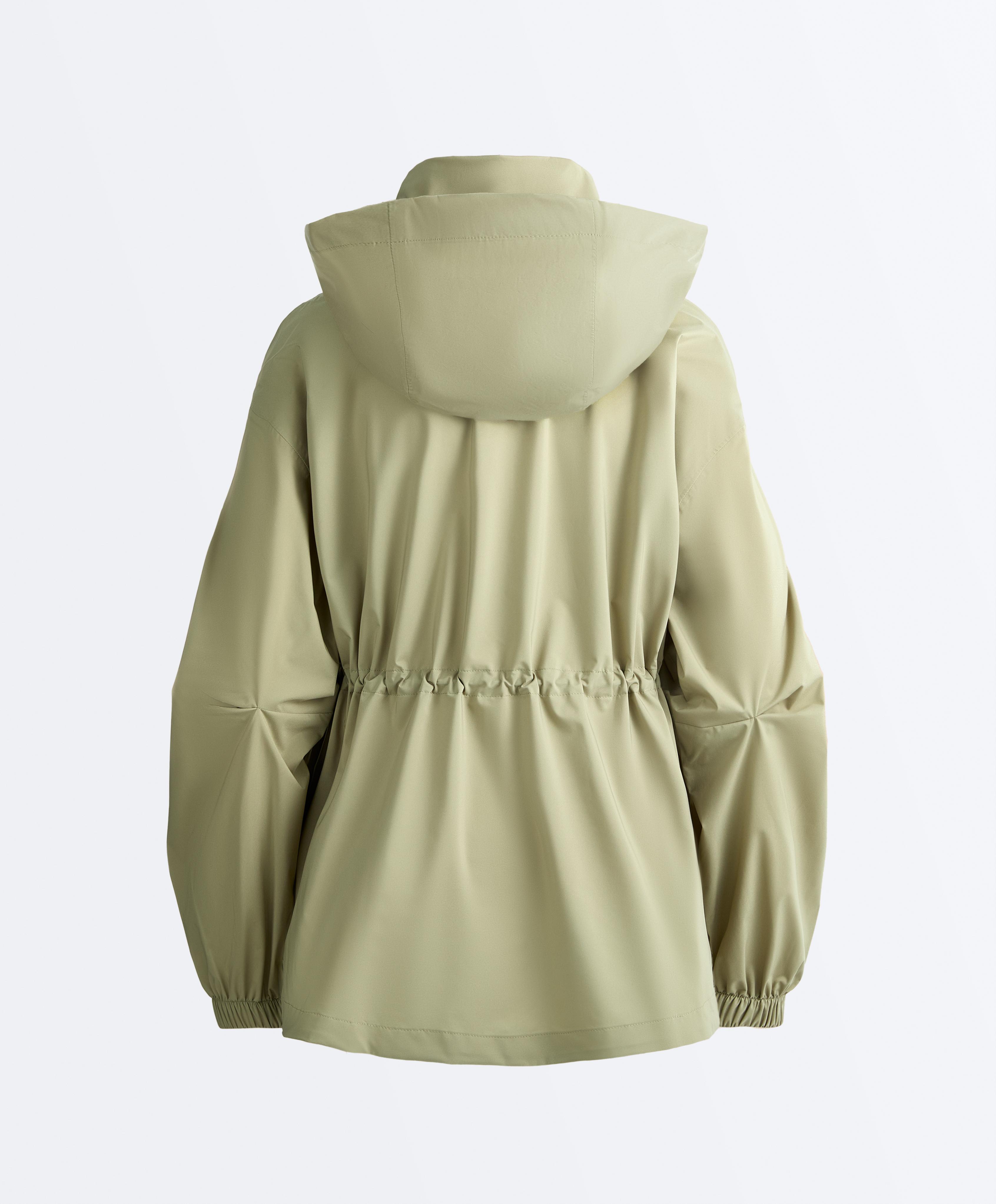 Super extra lightweight 10k packable waterproof jacket — WASHED APPLE GREEN