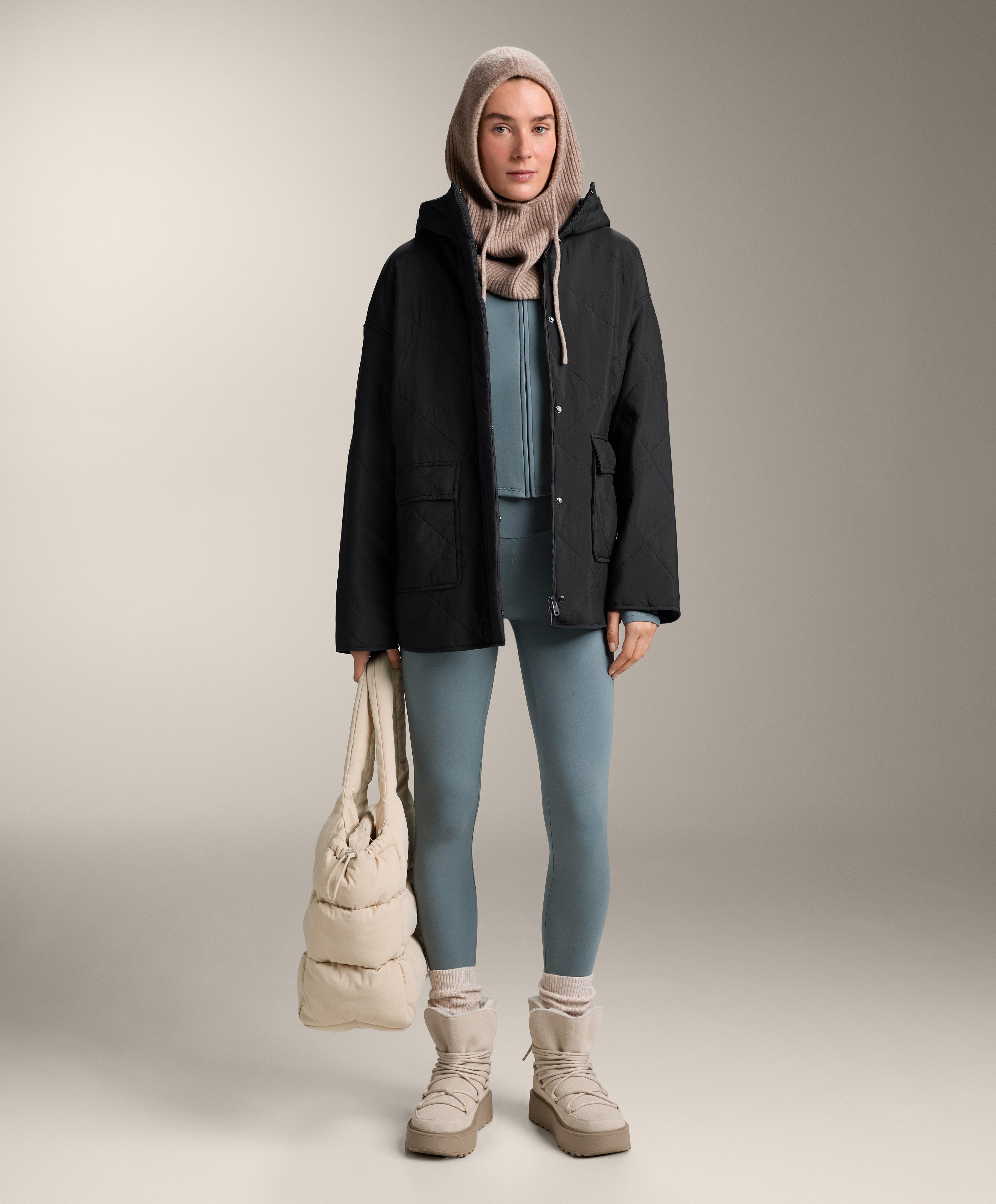 Light warm technical jacket — DARK GREY-BLUE