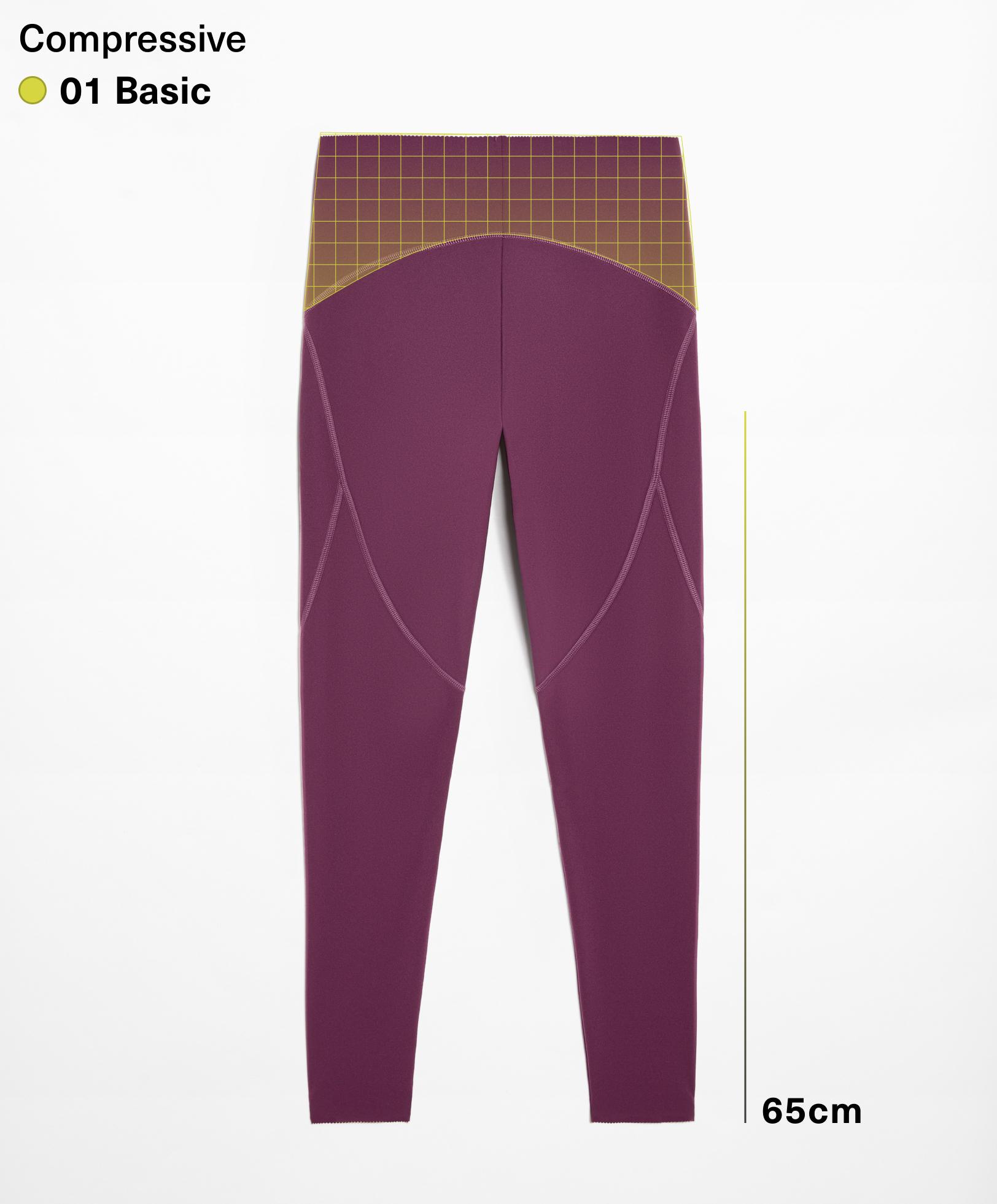 Basic compressive ankle-length leggings