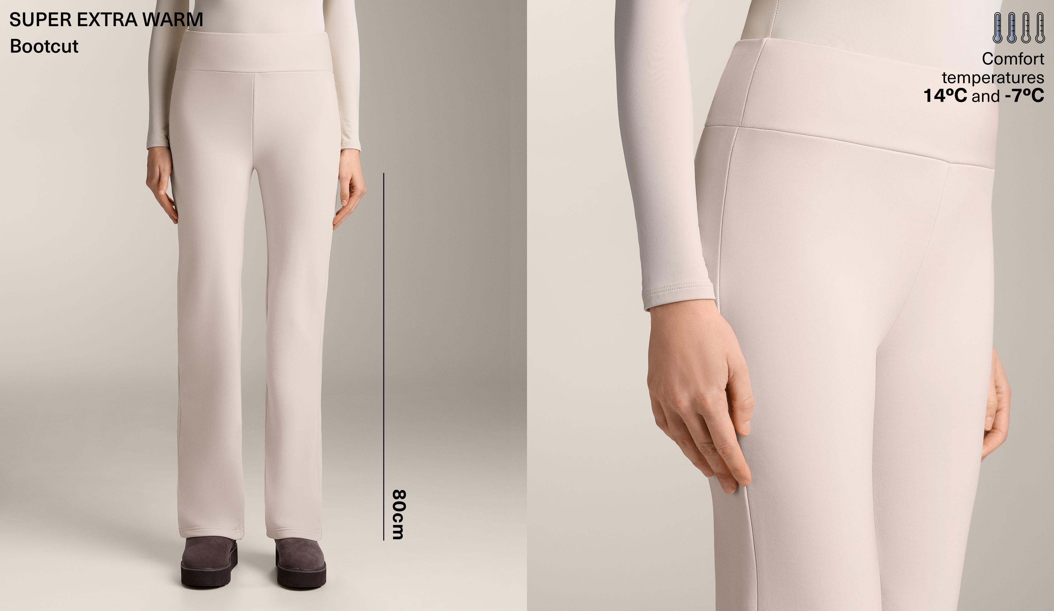 Bootcut seamless high rise super extra Warm trousers