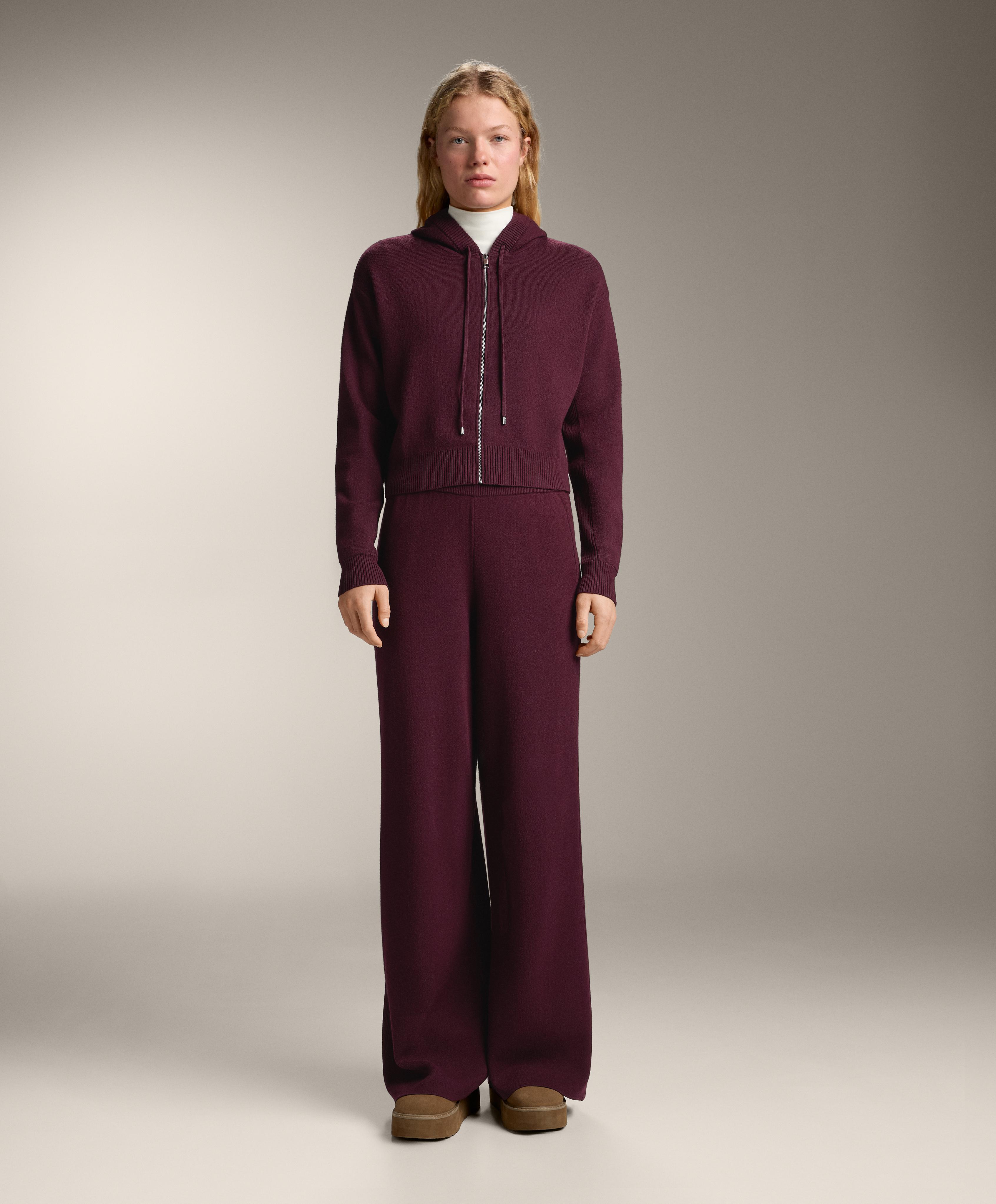 Hooded knit jacket - Sale Hooded knit jacket - Sale