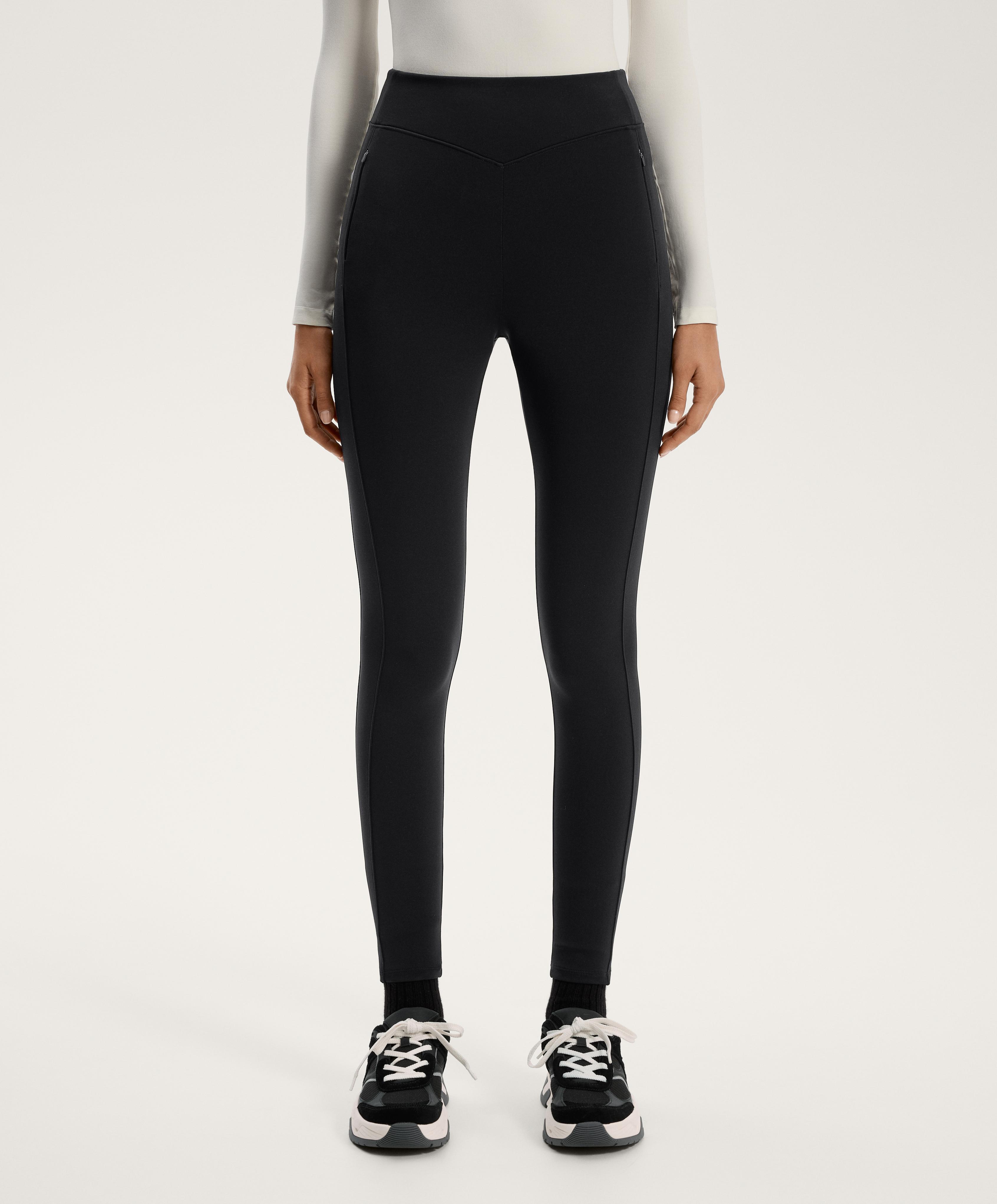 Warm high-rise ankle-length leggings with pockets 70 cm Warm high-rise ankle-length leggings with pockets 70 cm
