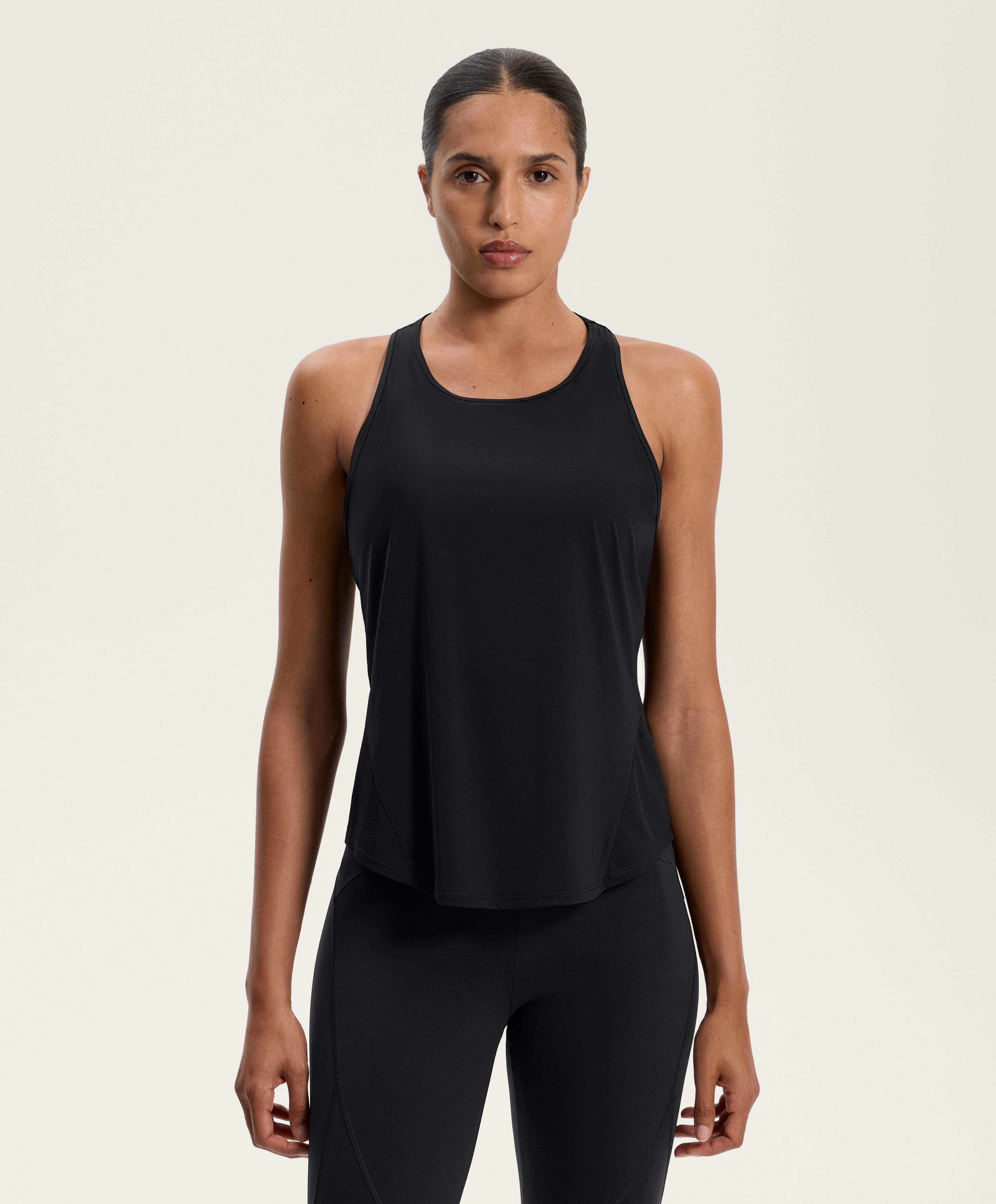 Technical sleeveless T-shirt