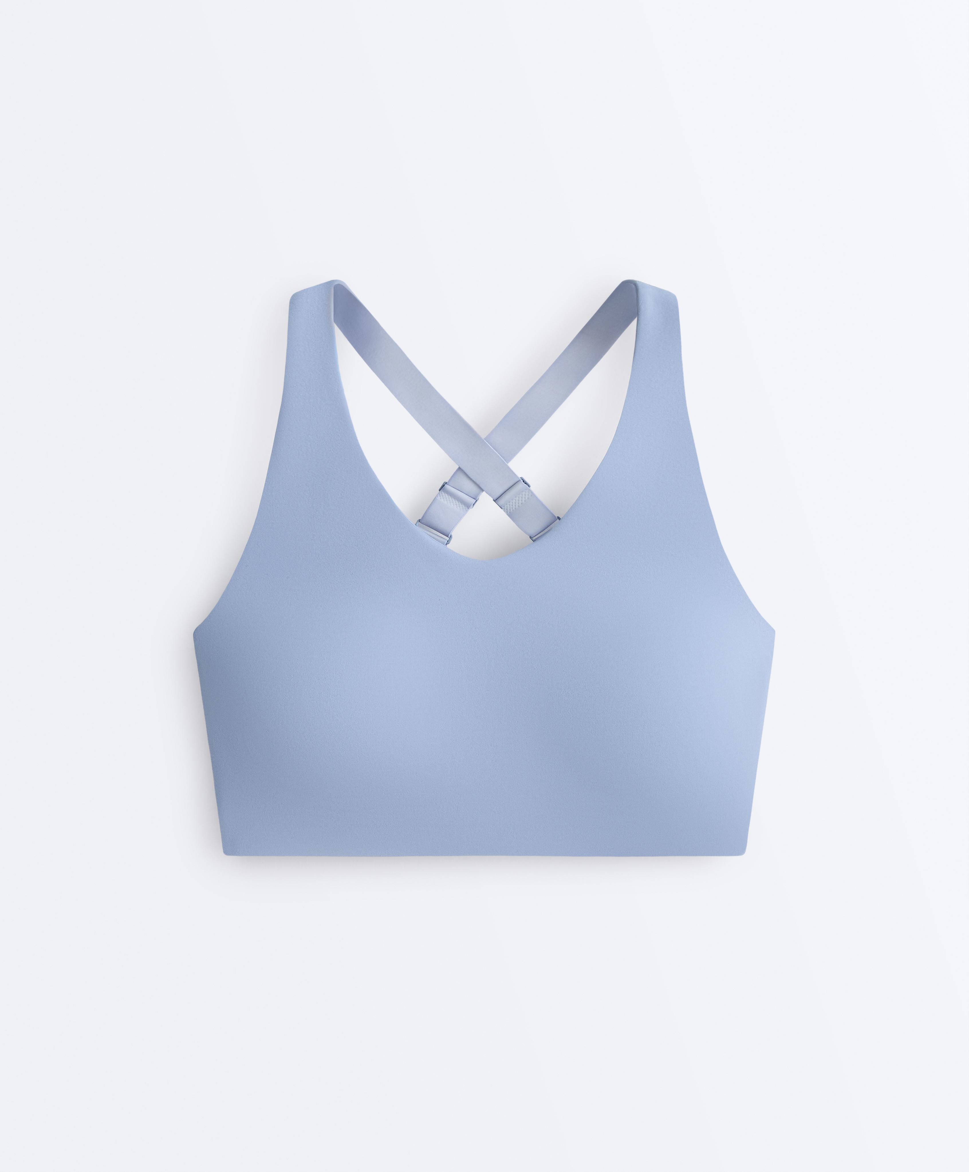 Firm support Compressive racerback sports bra