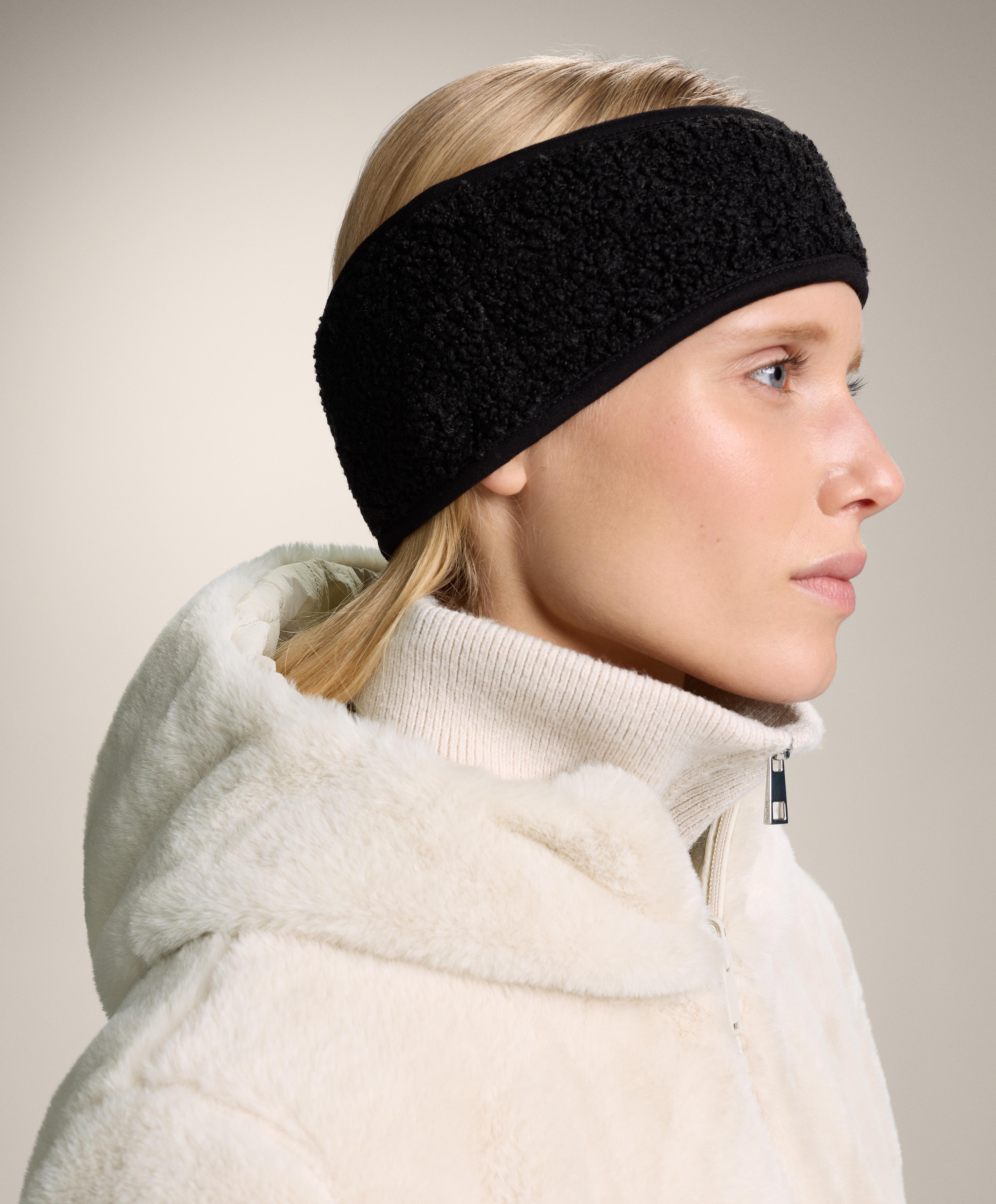 Bandeau pour cheveux effet peau de mouton