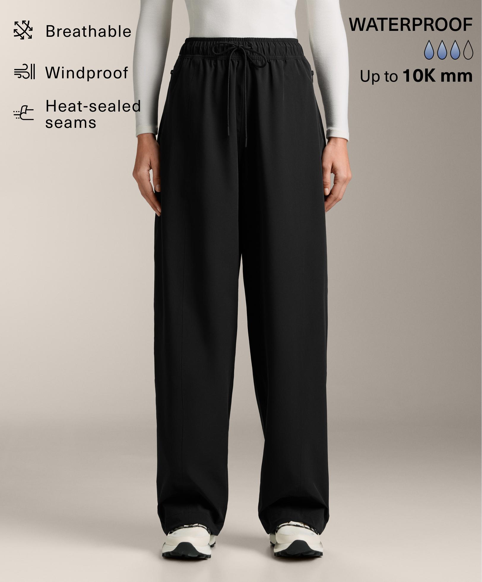 10k waterproof straight-leg trousers