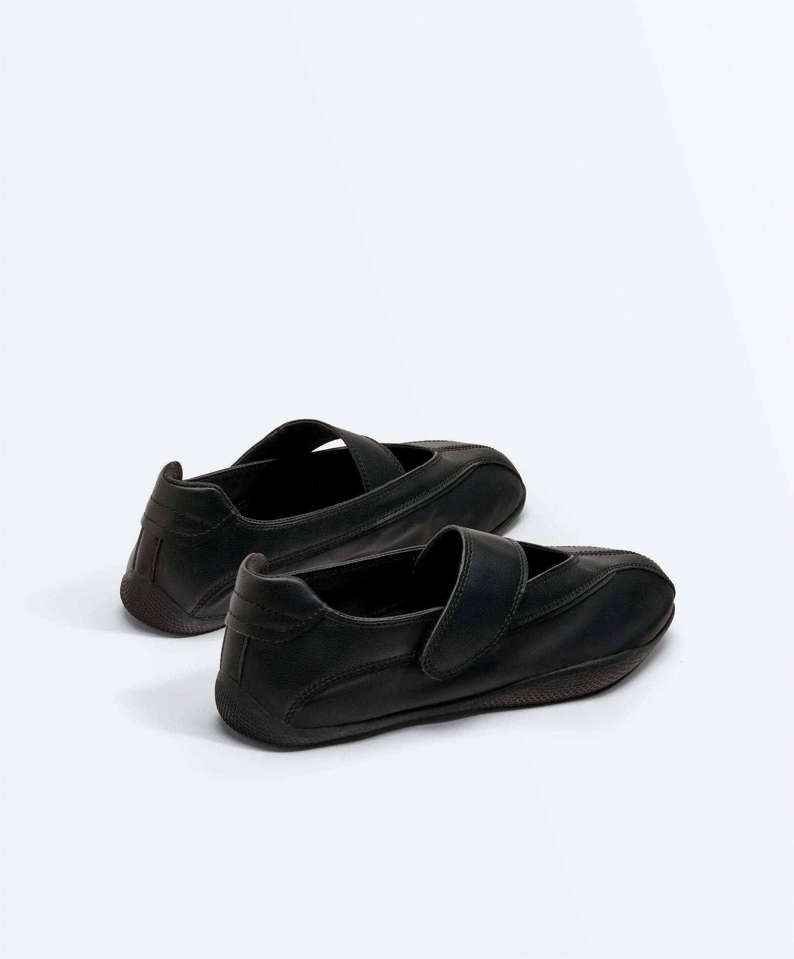 Sport ballet flat — BLACK