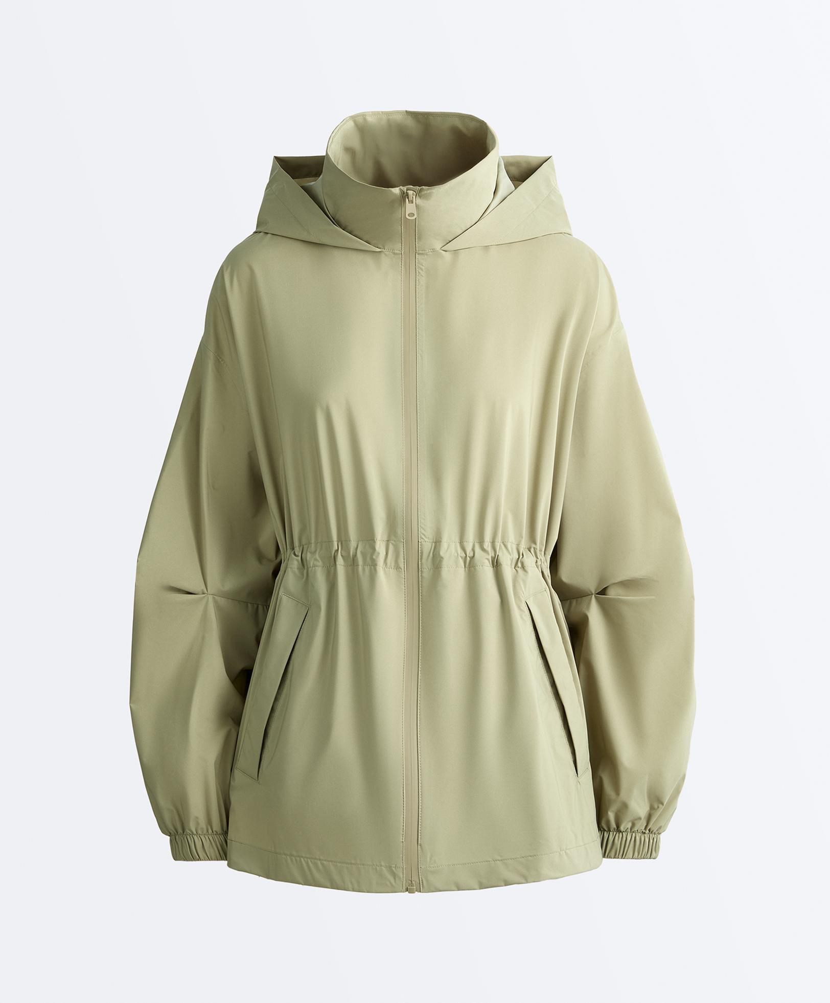 Super extra lightweight 10k packable waterproof jacket — WASHED APPLE GREEN