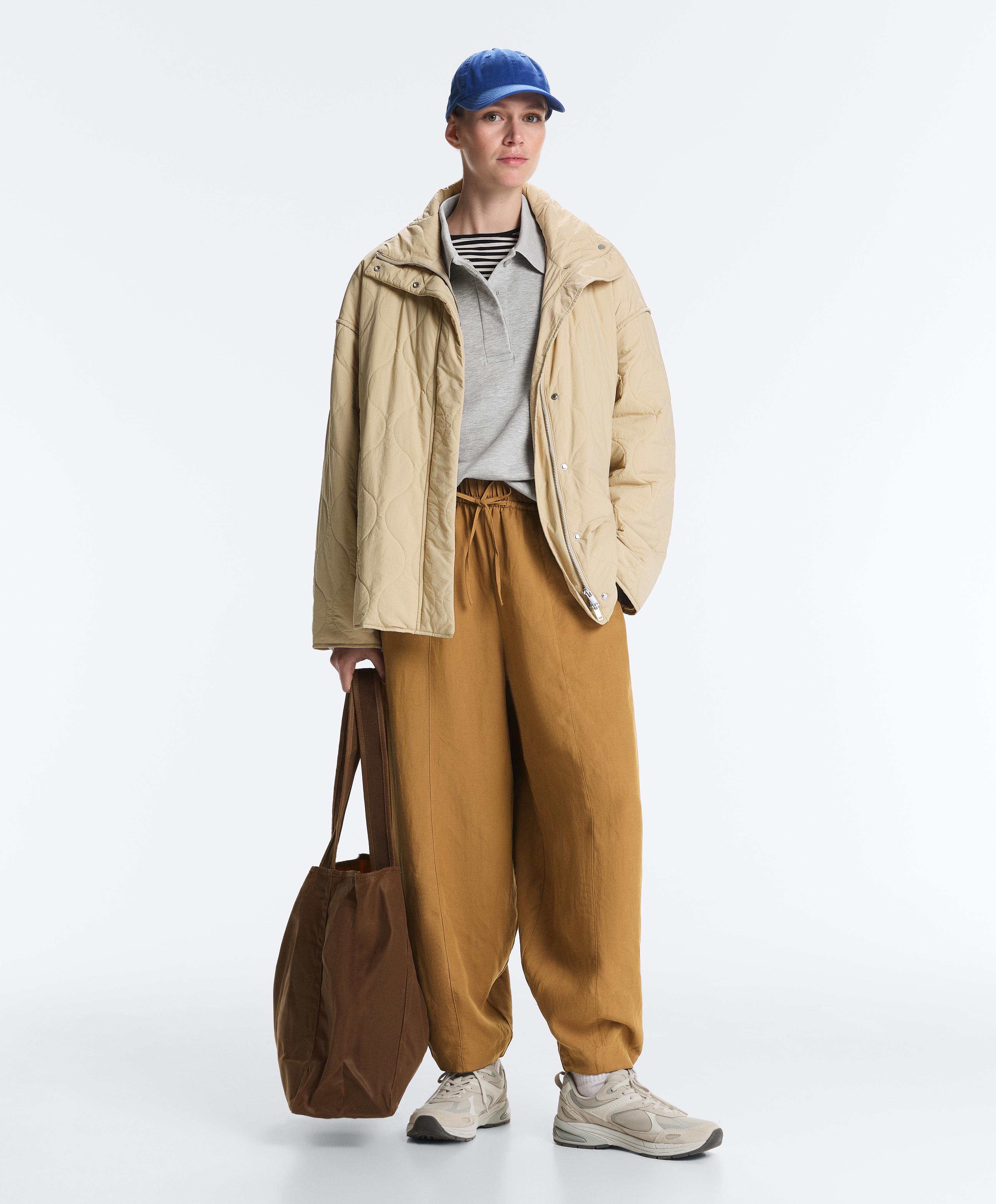 Mélange piqué polo shirt