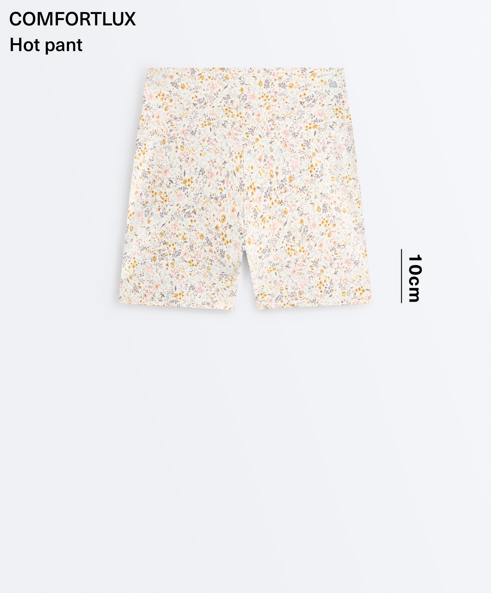 Hot pants high rise Comfortlux 10 cm floral Hot pants high rise Comfortlux 10 cm floral