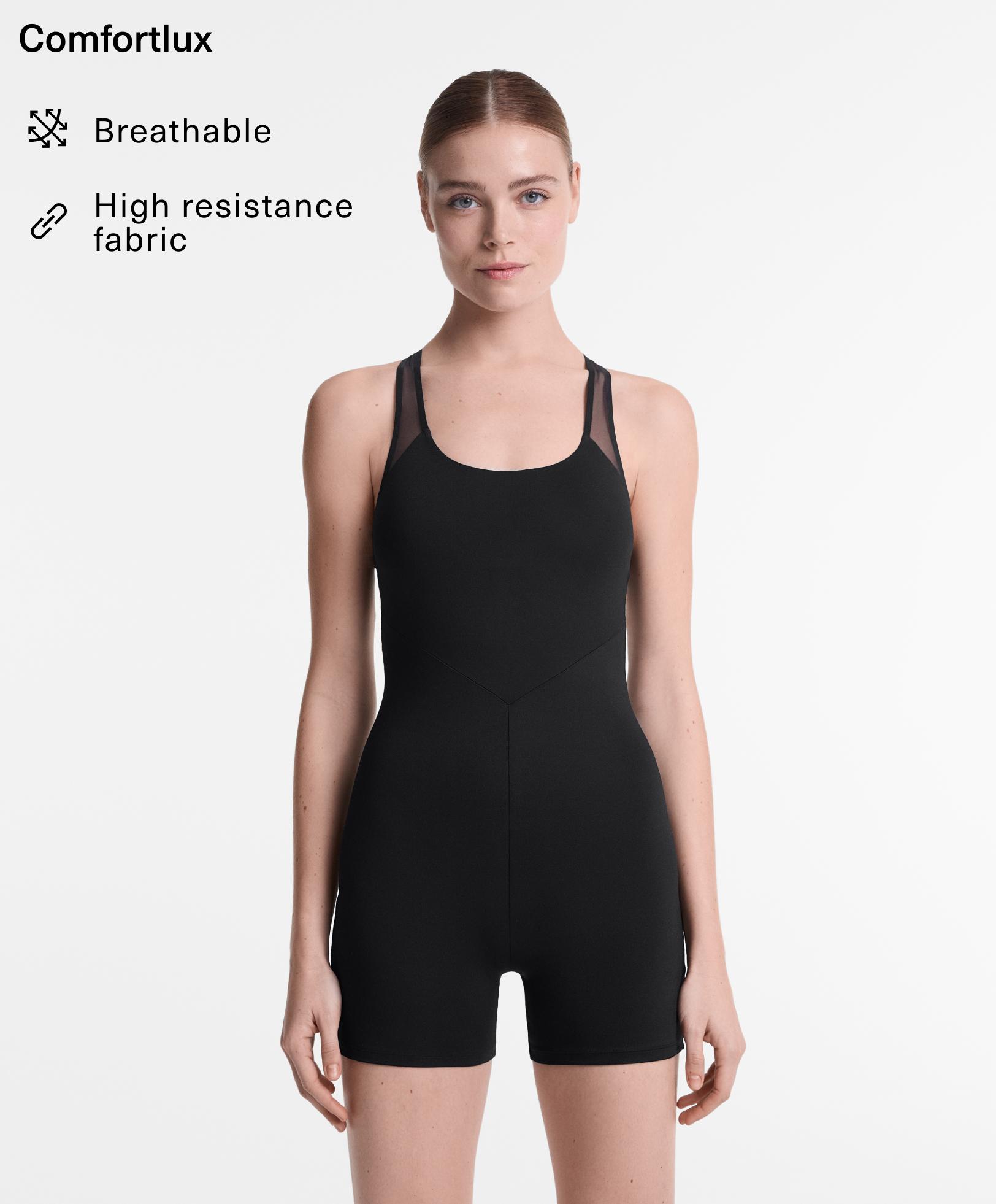 Jumpsuit corto comfortlux mesh - Rebajas