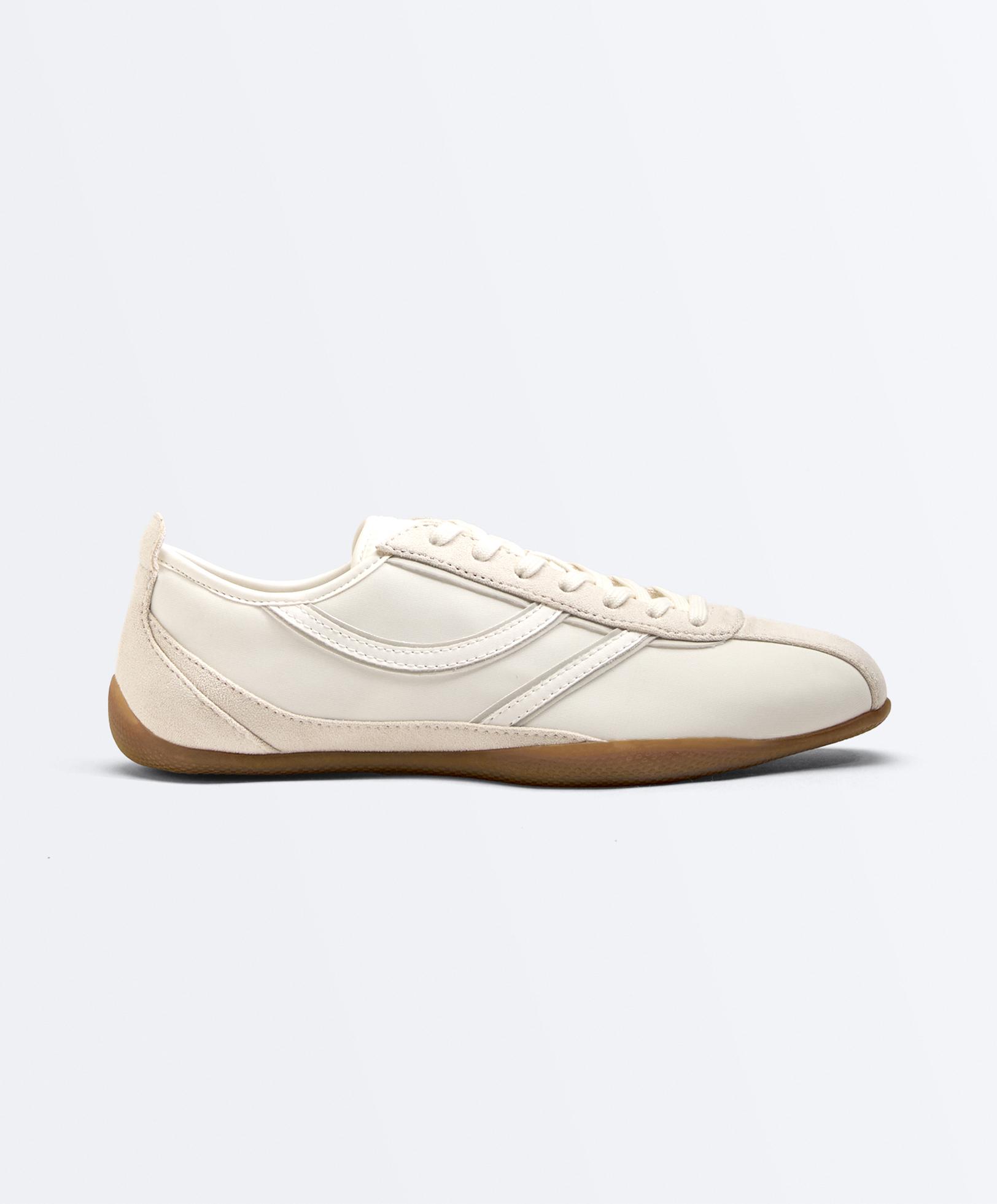 Soft nylon trainers — WHITE
