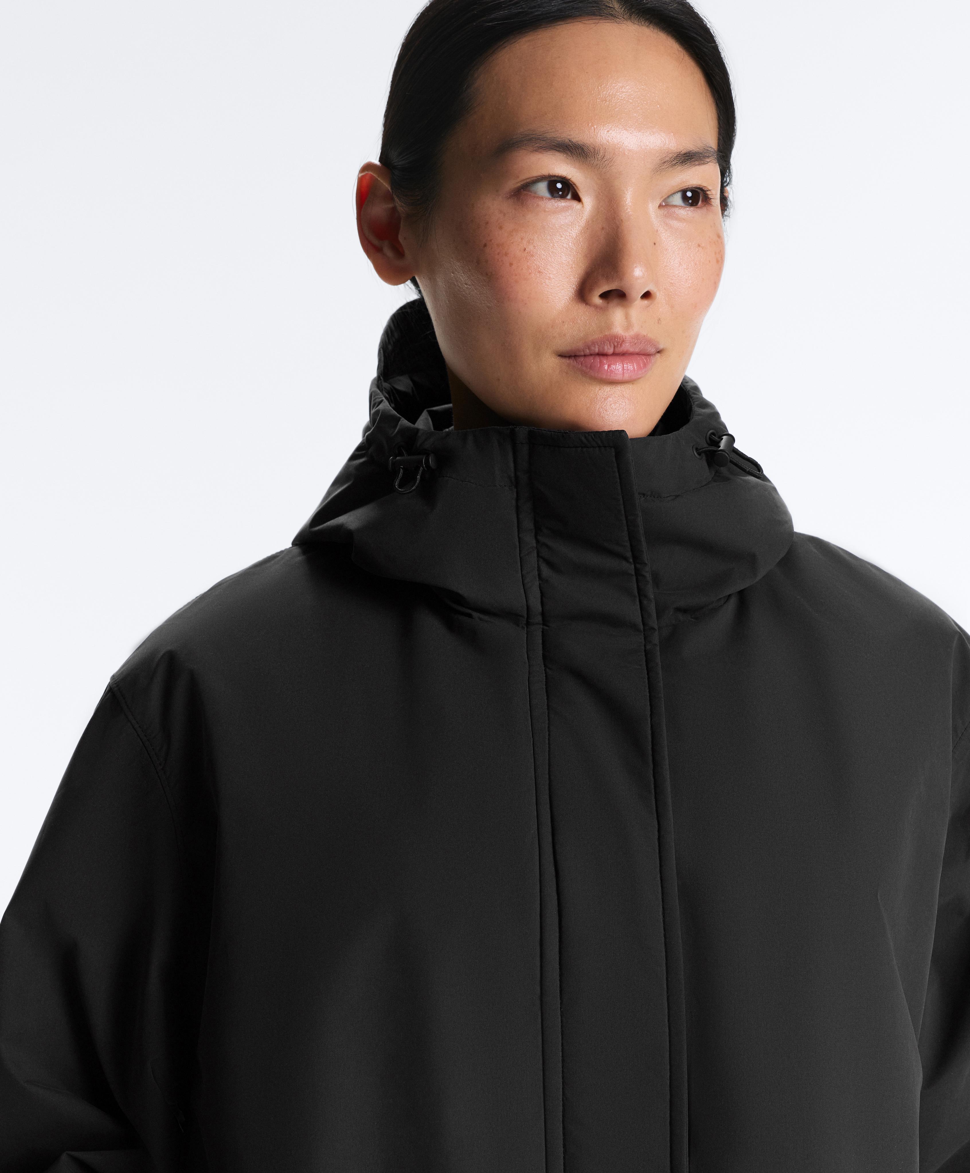 FELLEX® AEROGEL 10K waterproof long padded jacket — BLACK