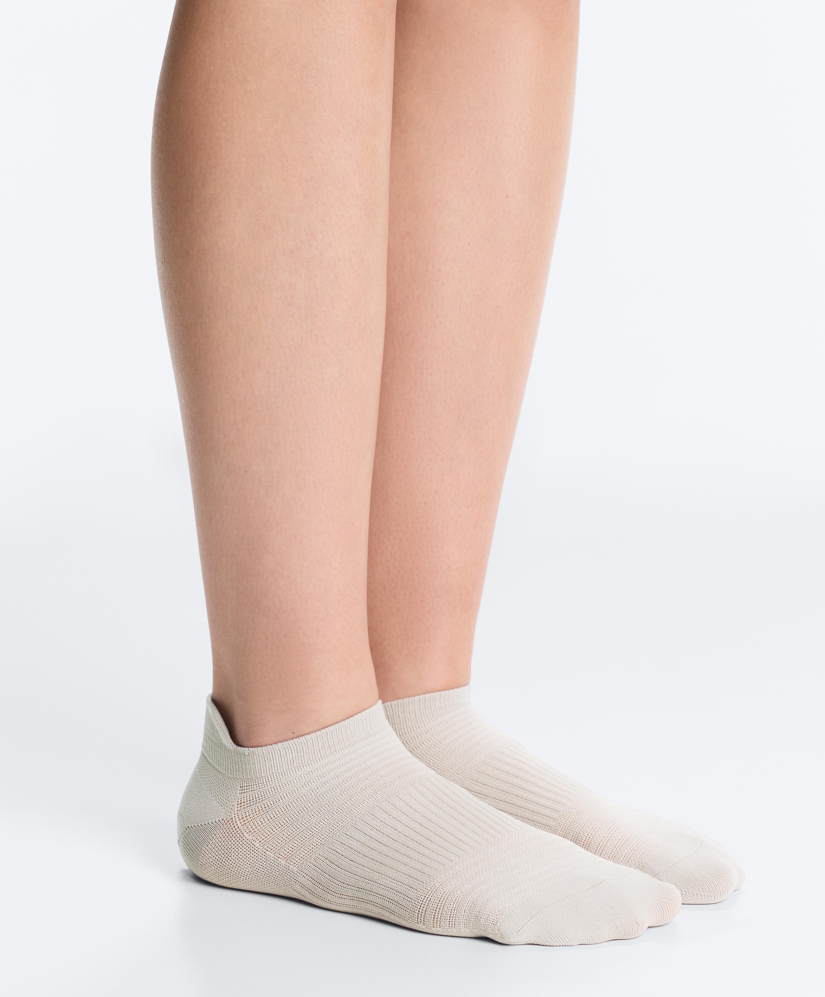 3 paires de chaussettes sneaker à languette en mélange de polyamide 3 paires de chaussettes sneaker à languette en mélange de polyamide