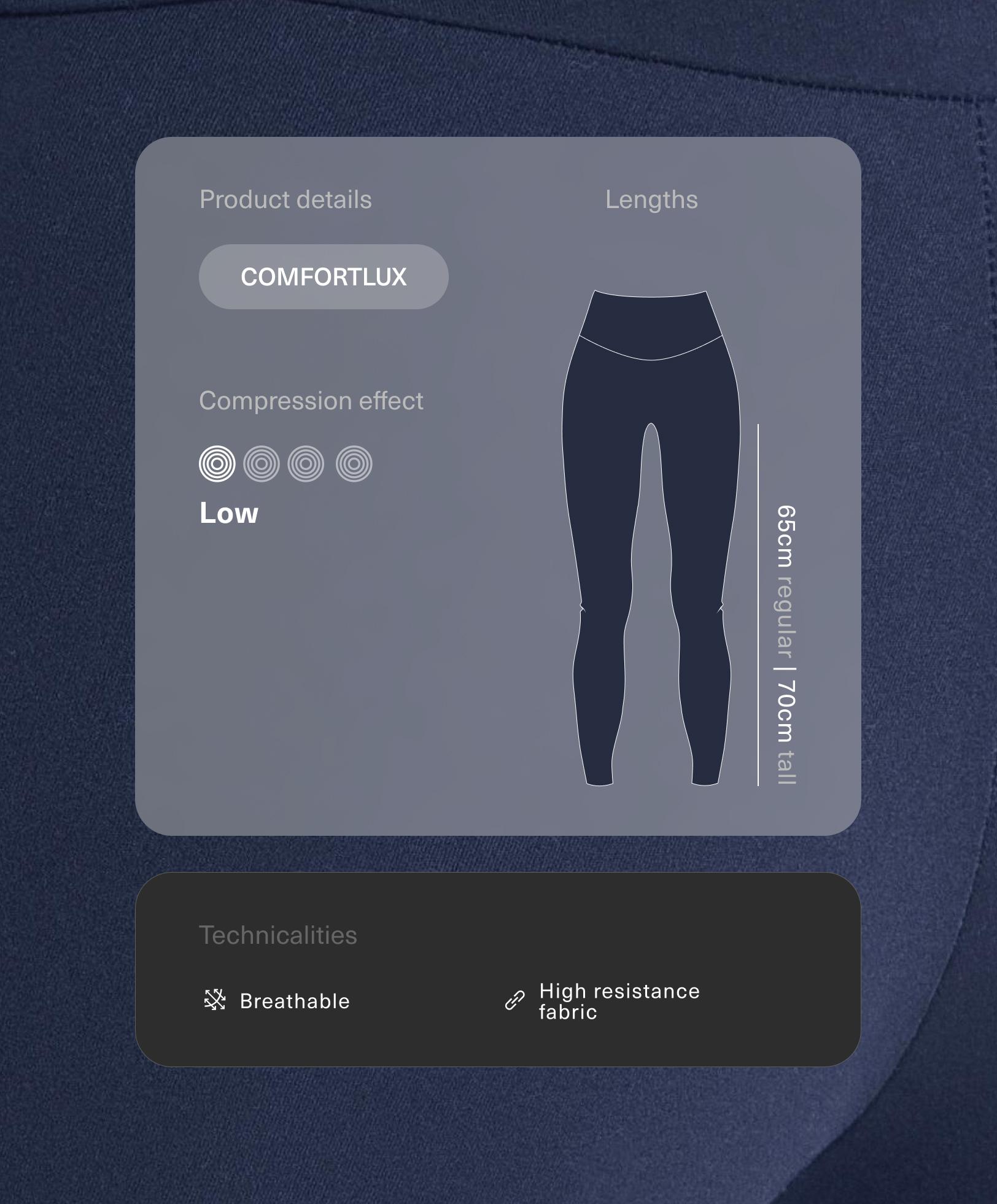 Comfortlux high-rise ankle-length leggings Comfortlux high-rise ankle-length leggings